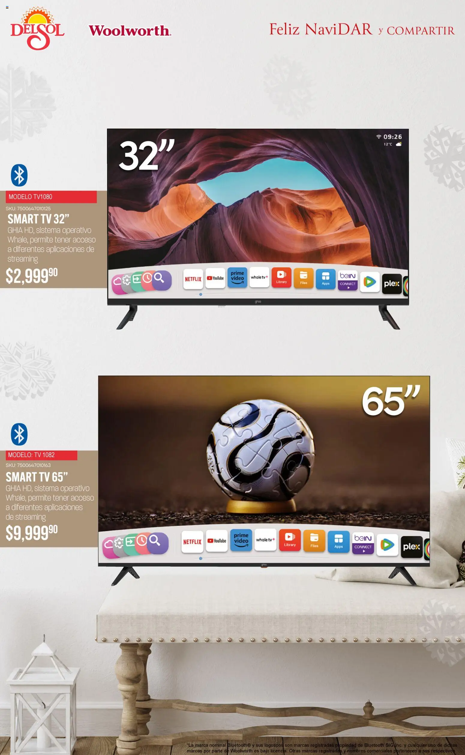 Nuevas ofertas de Del Sol y Woolworth válidas en toda la República Mexicana desde el 06.11.2025. ¡Encuentra las mejores ofertas en Del Sol y Woolworth catálogo Regalos 2025! | Página: 4 | Productos: Video