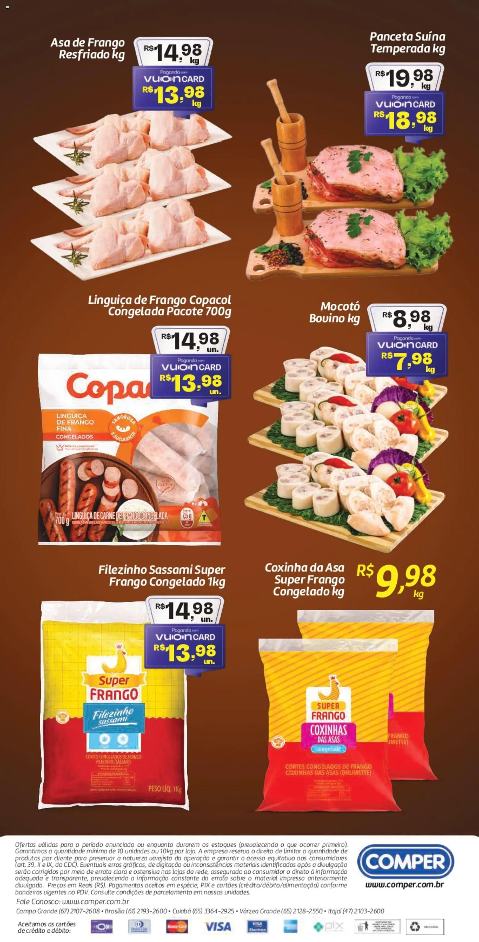 Comper Folheto - válido de 14.04.2026 | Página: 2 | Produtos: Asa de frango, Carne de frango, Copa, Carne