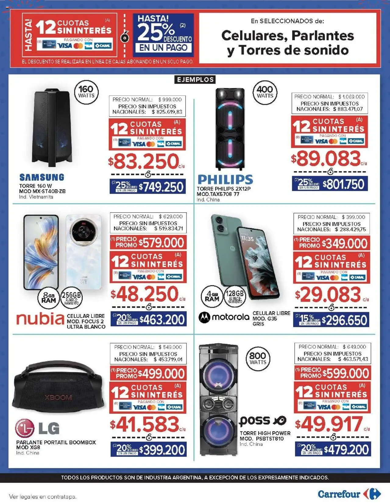 Carrefour ofertas │ válido desde el 14.10.2025 | Página: 28 | Productos: Parlante