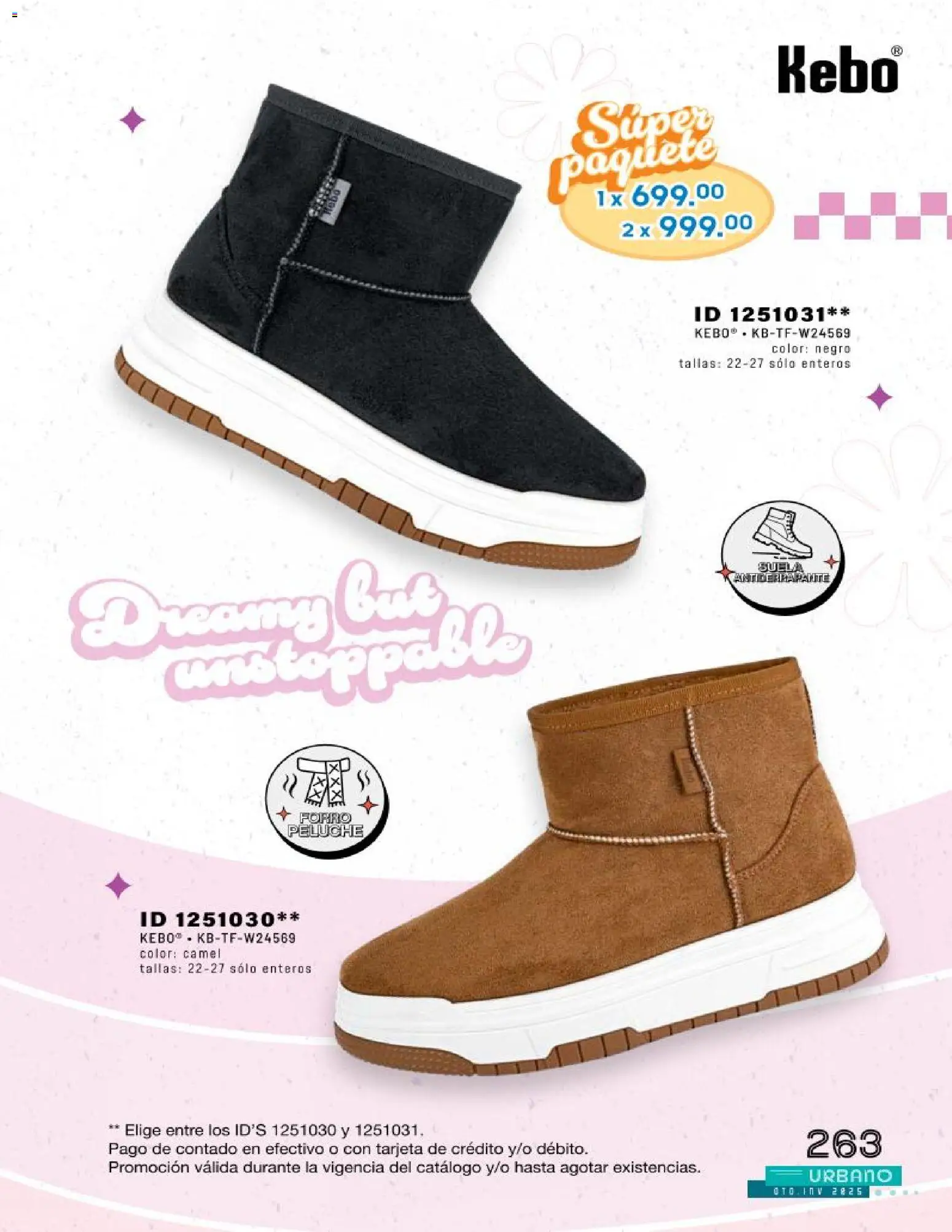 Nuevas ofertas de Price Shoes válidas en toda la República Mexicana desde el 04.12.2025. ¡Encuentra las mejores ofertas en Price Shoes catálogo Urbano! | Página: 263