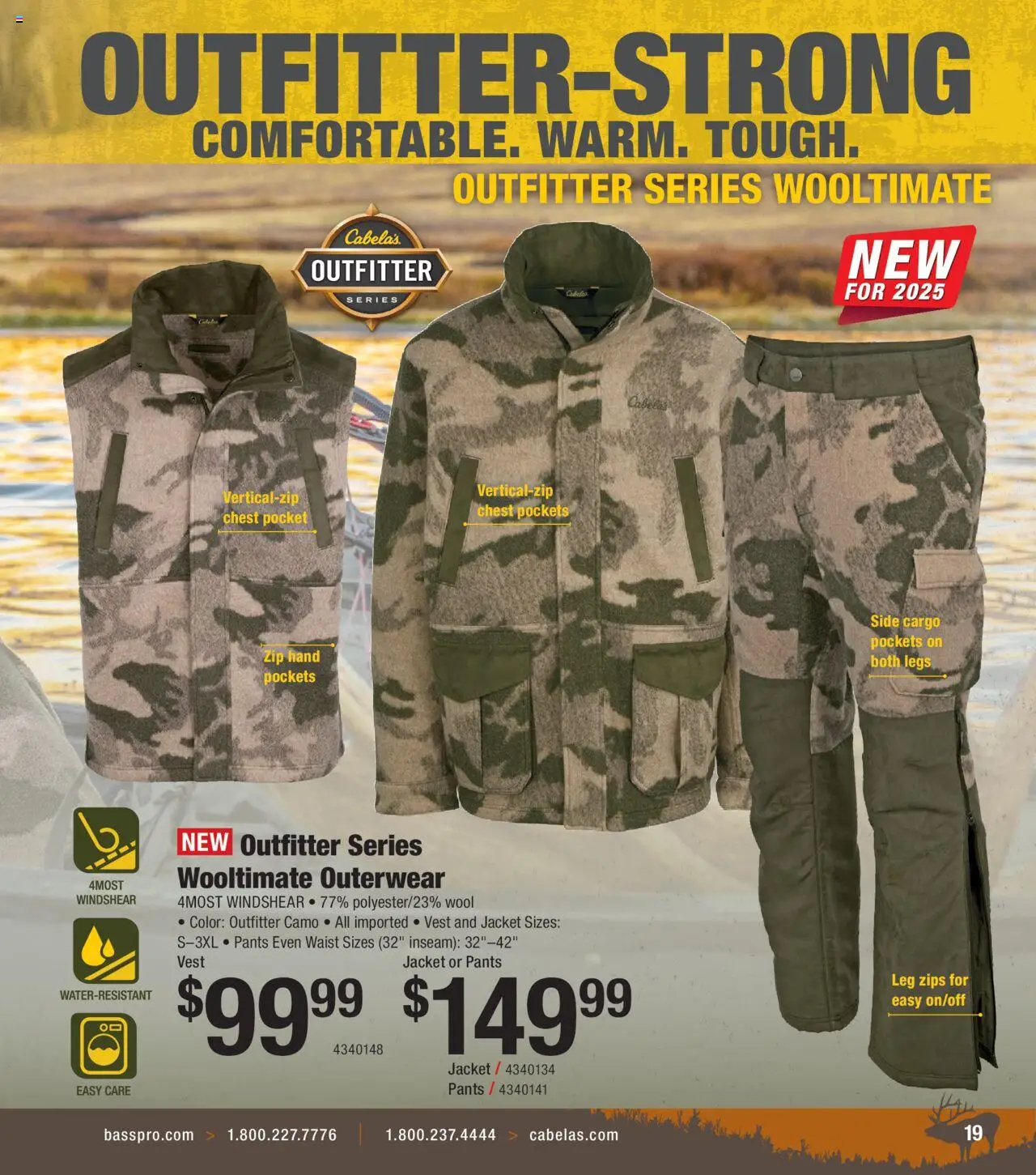 Cabela's Archery 25 - valid from 15.07.2025 | Page: 19 | Products: Vest, Jacket, Pants