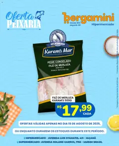 Supermercado Bergamini - Ofertas Peixaria - Pré-Visualização do folheto da loja Supermercado Bergamini, válido de 15.08.2025