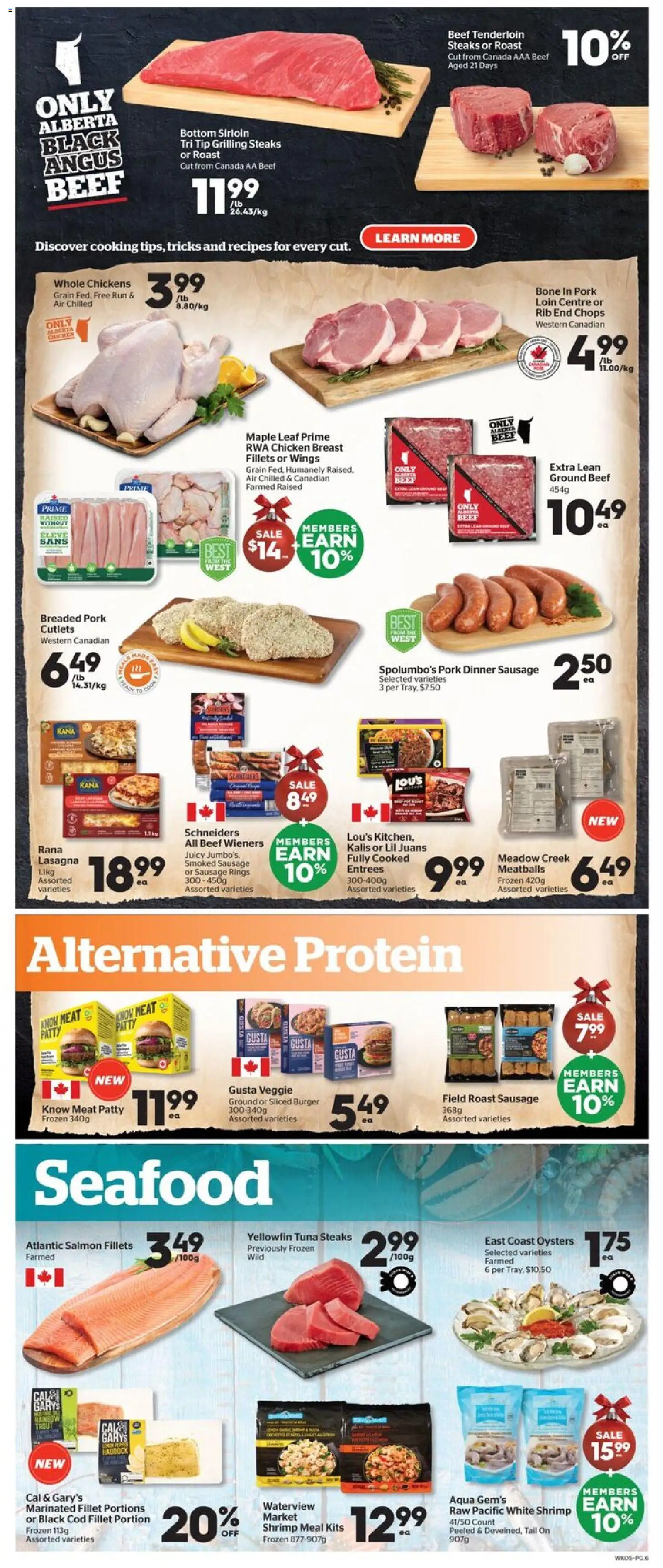 Calgary Co-op flyer valid from 04.12.2025 | Page: 7 | Products: Beef, Chicken, Pork