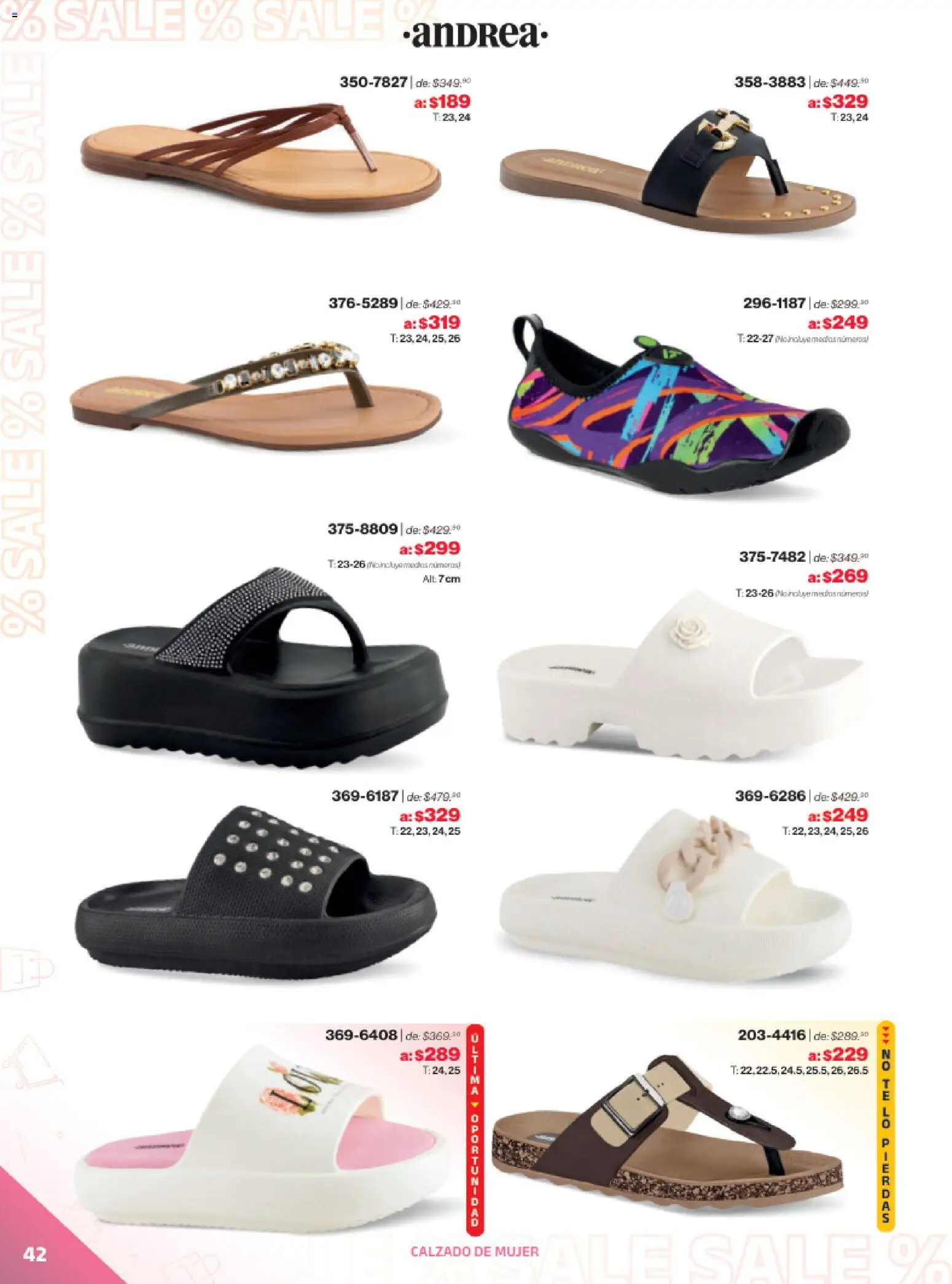 Nuevas ofertas de Andrea válidas en toda la República Mexicana desde el 21.12.2025. ¡Encuentra las mejores ofertas en Andrea catálogo Outlet! | Página: 42