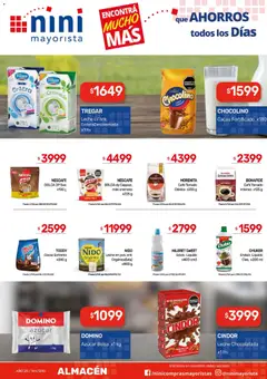 Vista previa NINI Mayorista ofertas válido desde el 30.03.2026 | Página: 25 | Productos: Bolsa, Azucar, Café, Chocolatada