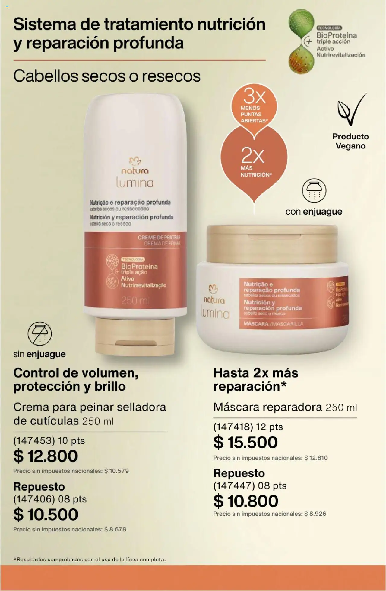 Catálogo Natura Ciclo 13 │ válido desde el 11.09.2025 | Página: 263 | Productos: Máscara, Crema de peinar, Brillo, Crema