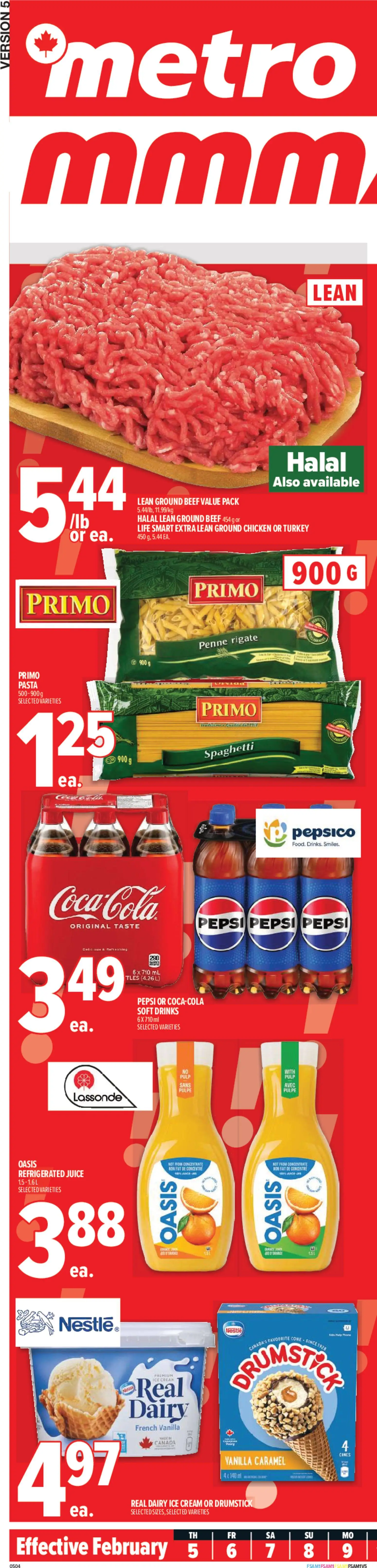 Metro flyer valid from 05.02.2026 | Page: 1
