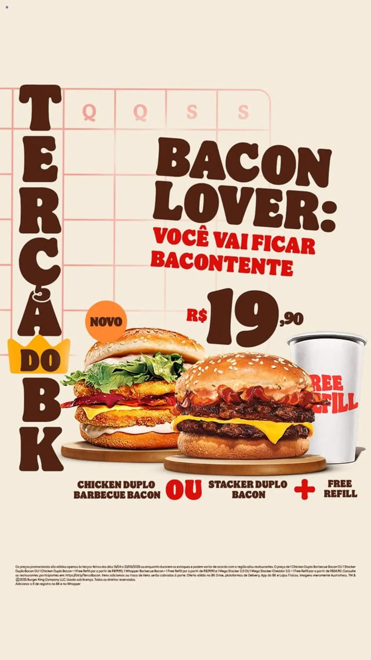 Burger King Folheto - válido de 07.08.2025 | Página: 2 | Produtos: Chicken duplo
