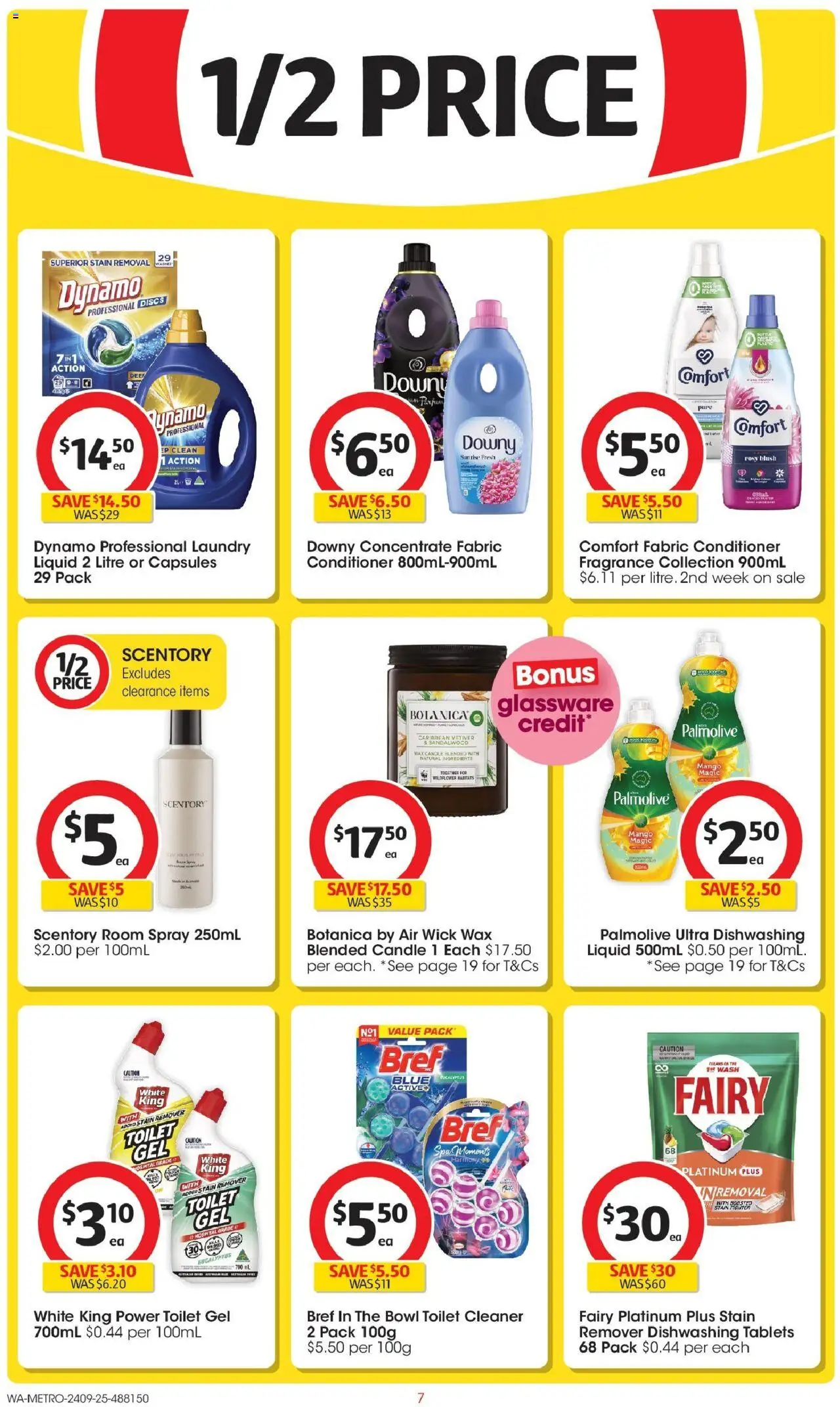 Coles catalogue - valid from 24.09.2025 | Page: 7 | Products: Cleaner, Conditioner, Mango, Laundry