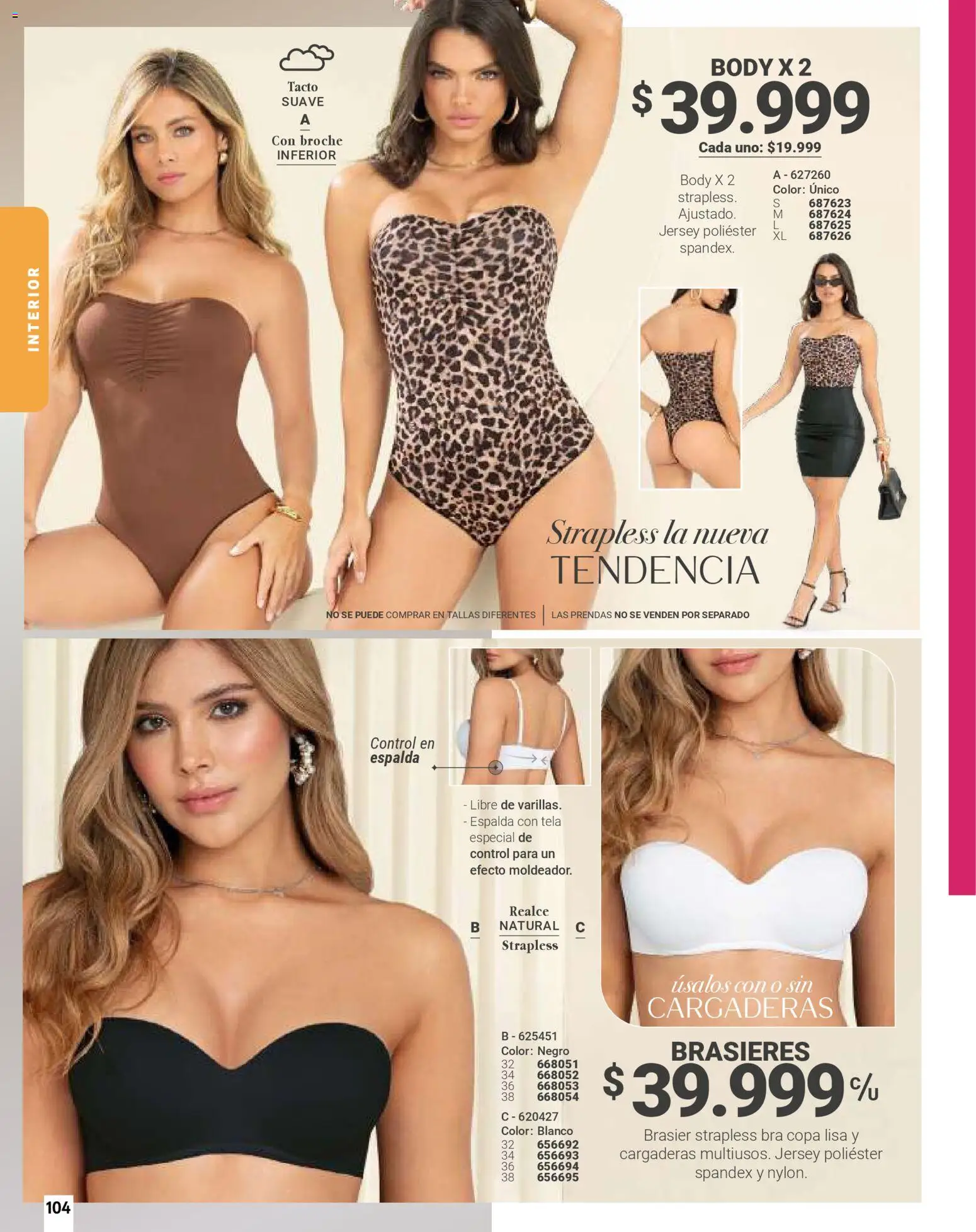 Carmel revista - valida desde el 01.03.2026 | Página: 104 | Productos: Body, Brasier