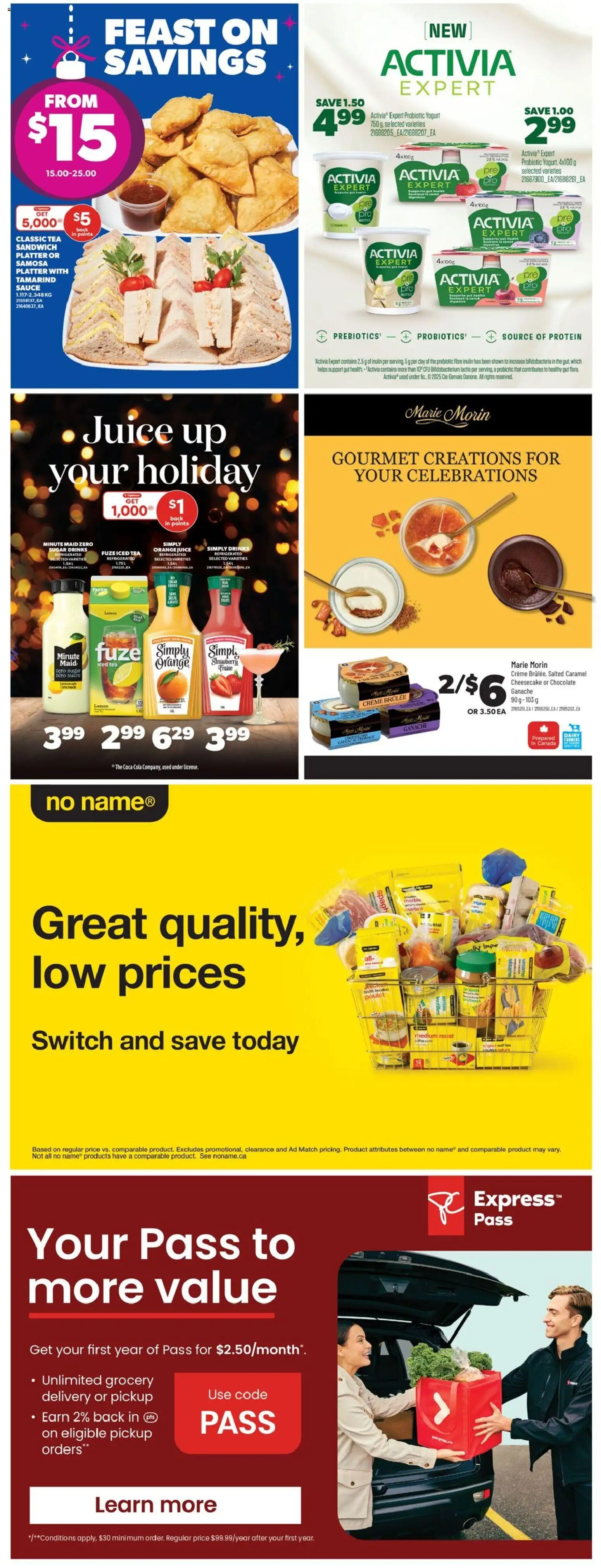 Real Canadian Superstore flyer valid from 18.12.2025 | Page: 32 | Products: Tea, Yogurt, Chocolate, Juice