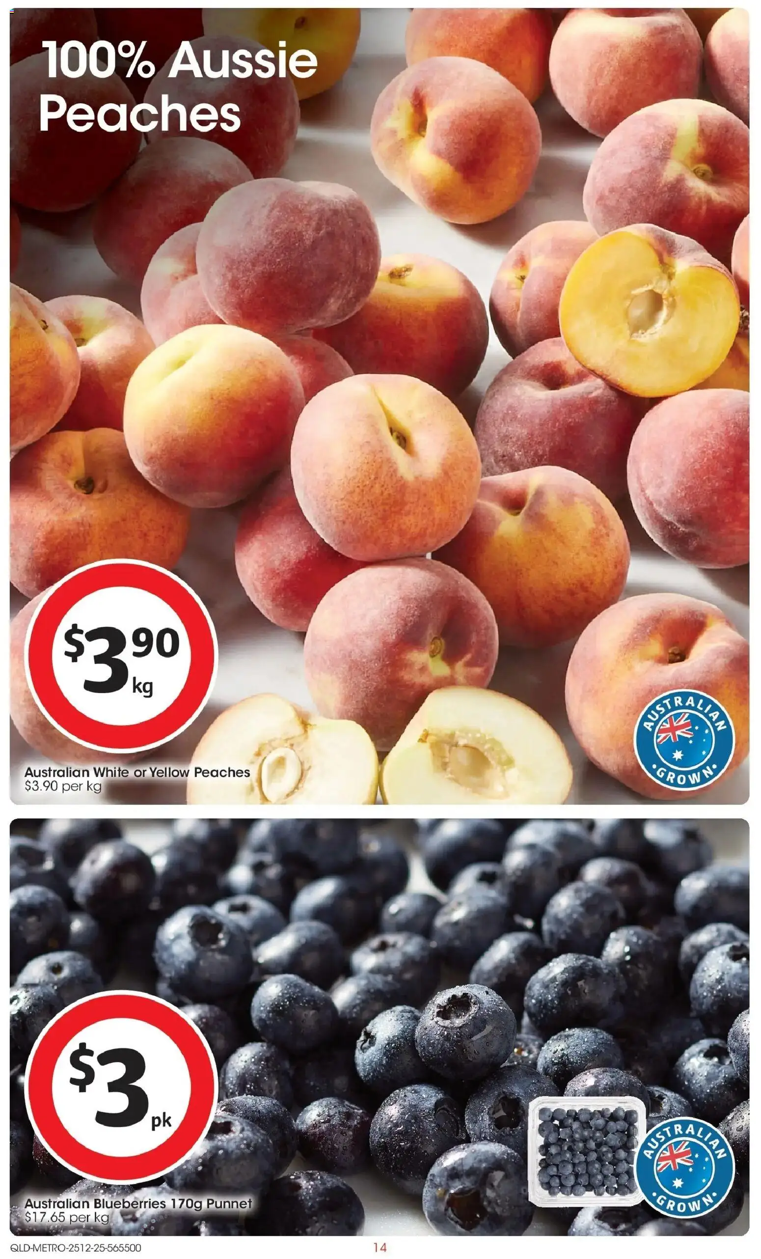 Coles catalogue - valid from 25.12.2025 | Page: 14 | Products: Blueberries