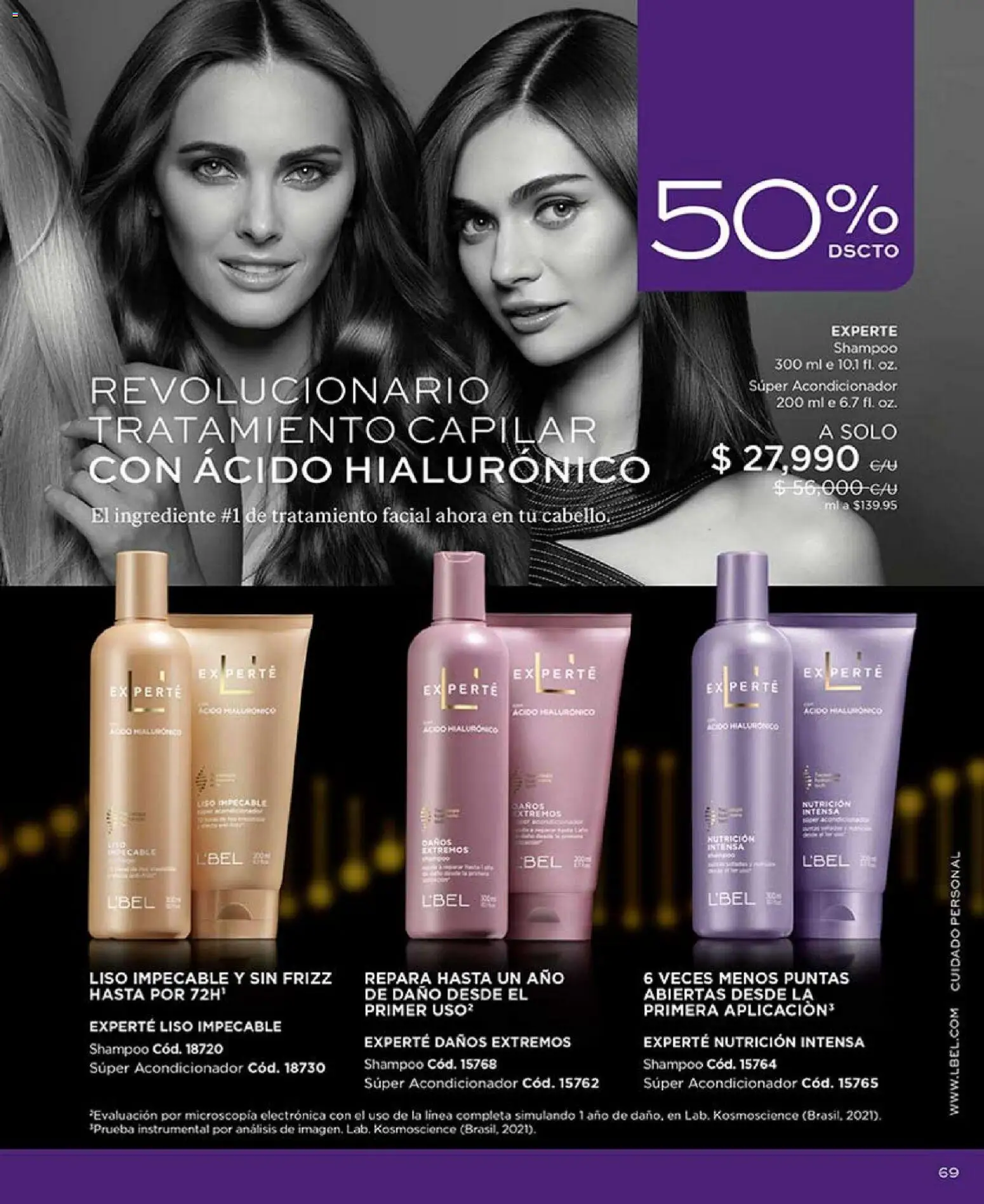 L'Bel revista - valida desde el 01.01.2026 | Página: 69 | Productos: Shampoo, Acondicionador