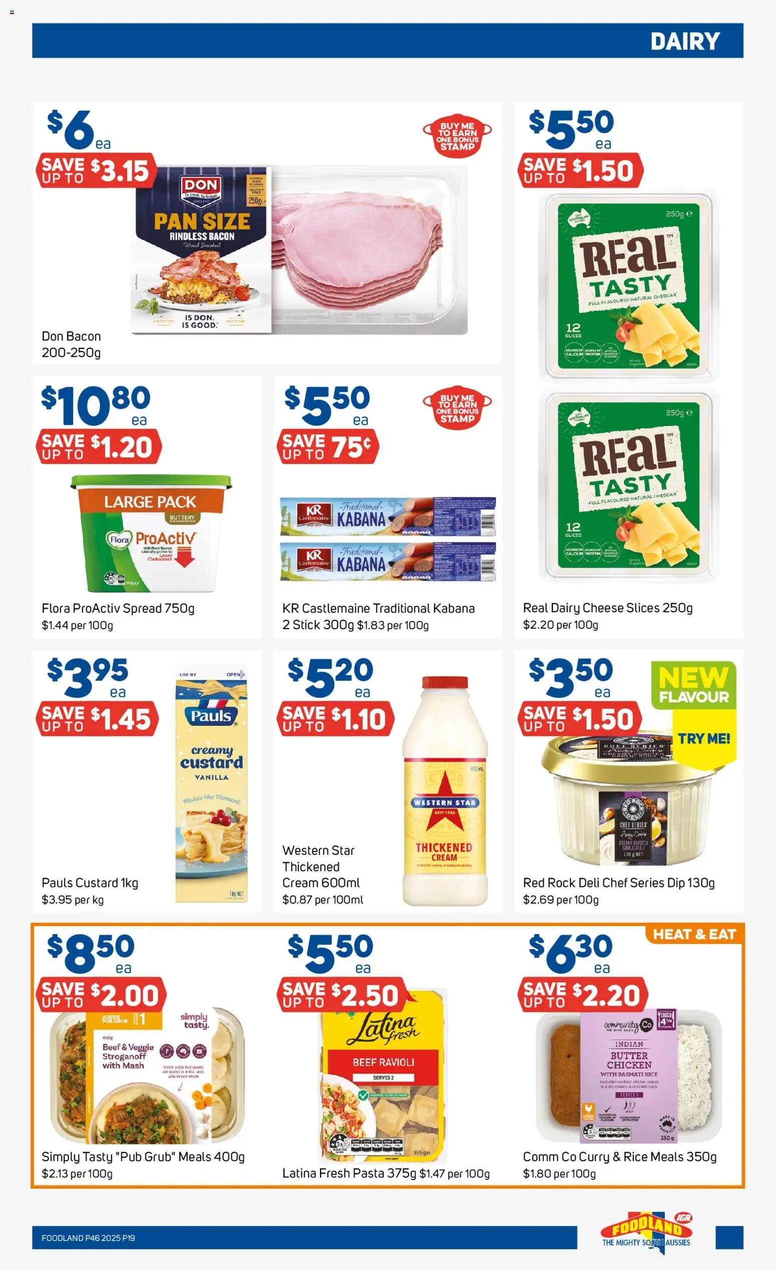 Foodland catalogue - valid from 12.11.2025 | Page: 19 | Products: Bacon, Beef, Cream, Wood