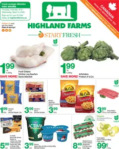 Preview of Highland Farms weekly flyer / circulaire from shop Highland Farms valid from 19.02.2026