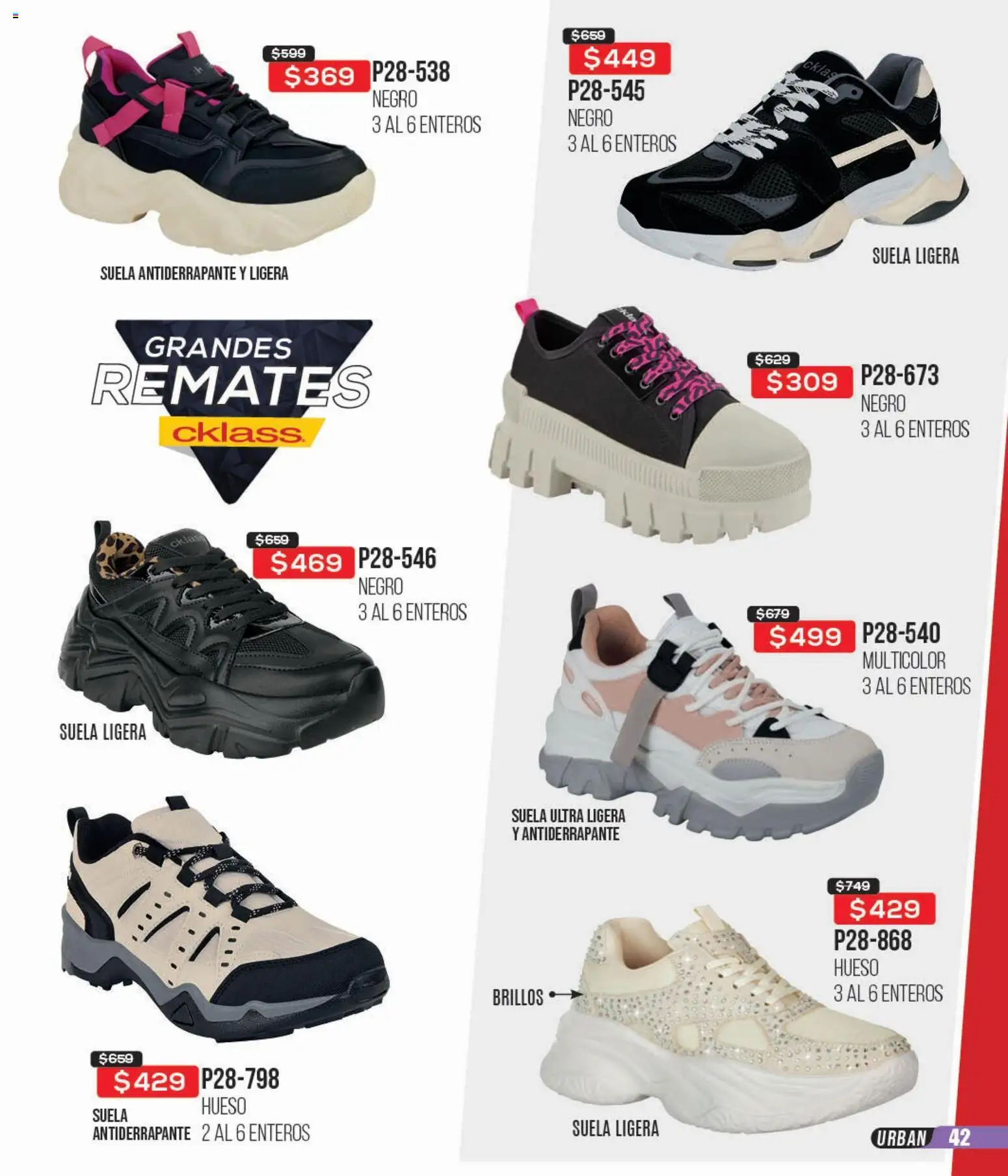 Nuevas ofertas de Cklass válidas en toda la República Mexicana desde el 06.02.2026. ¡Encuentra las mejores ofertas en Cklass catálogo Ramate Digital Calzado! | Página: 43