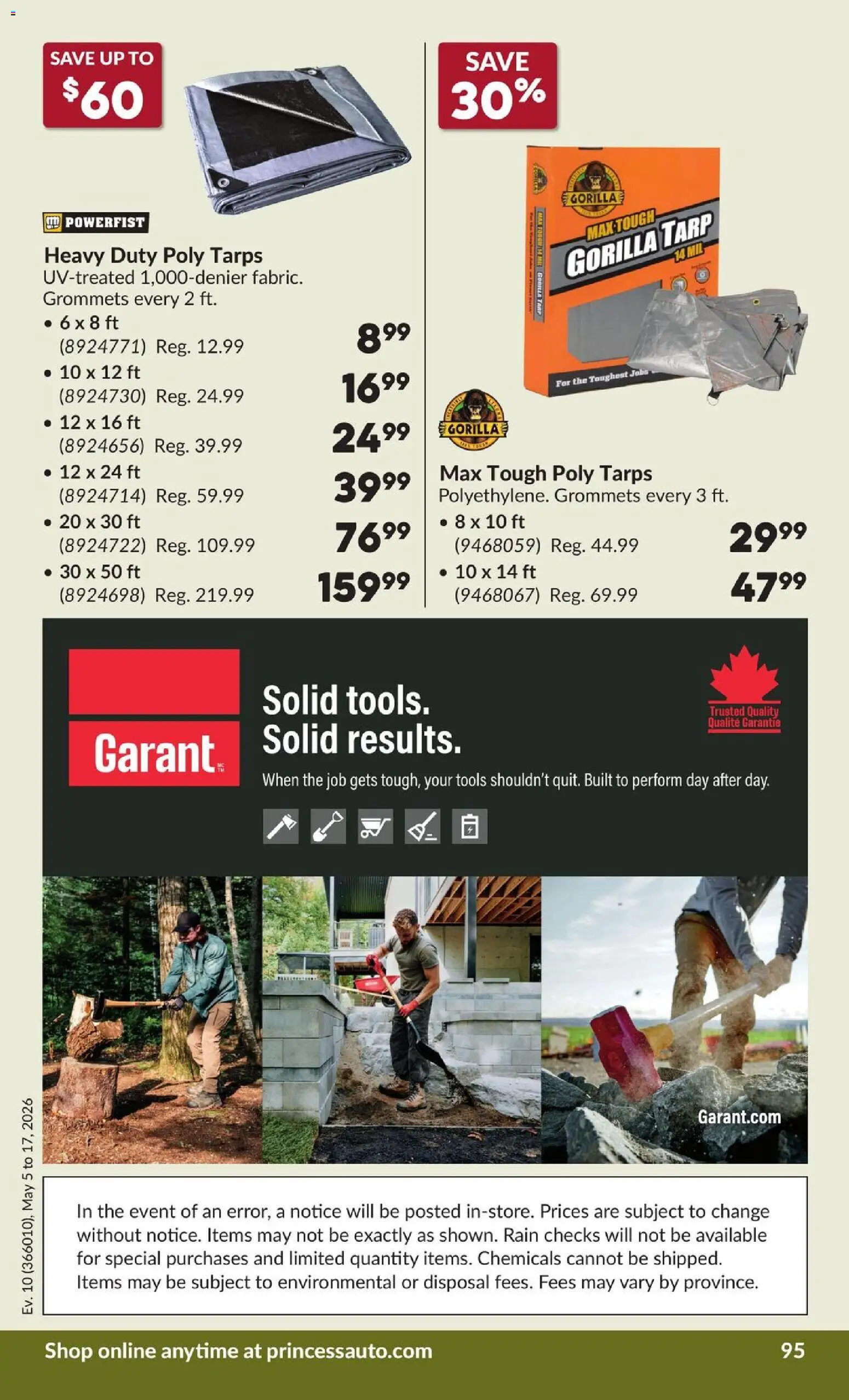 Princess Auto flyer valid from 05.05.2026 | Page: 101