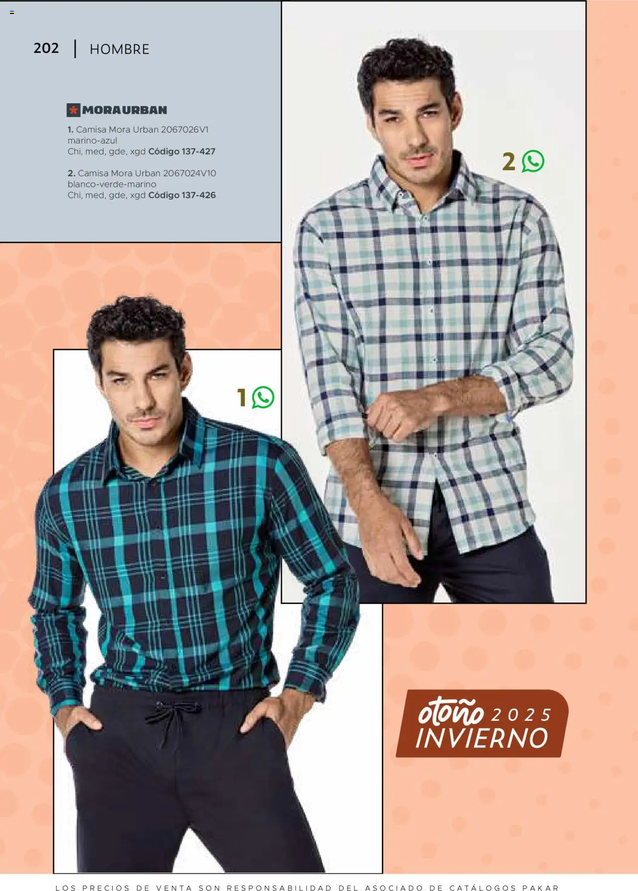 Nuevas ofertas de SC Pakar válidas en toda la República Mexicana desde el 24.07.2025. ¡Encuentra las mejores ofertas en SC Pakar Catálogo Ropa y Accesorios! | Página: 202 | Productos: Camisa