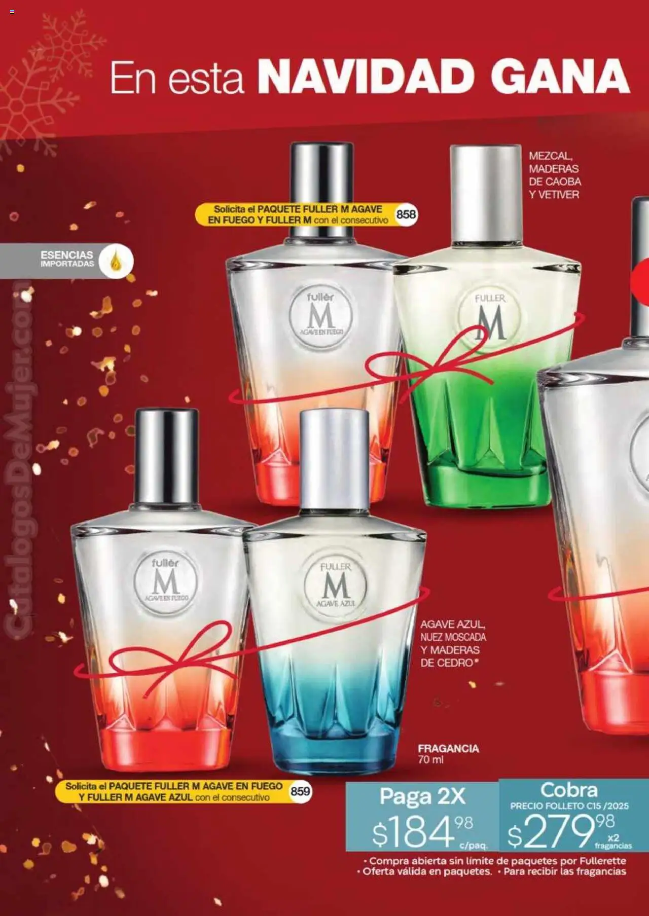 Nuevas ofertas de Fuller válidas en toda la República Mexicana desde el 29.10.2025. ¡Encuentra las mejores ofertas en Fuller - Revista Gana Más C15! | Página: 20 | Productos: Nuez, Esencias, Fragancia