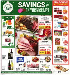 Preview of Lowes Foods weekly ads valid from 10.12.2025
