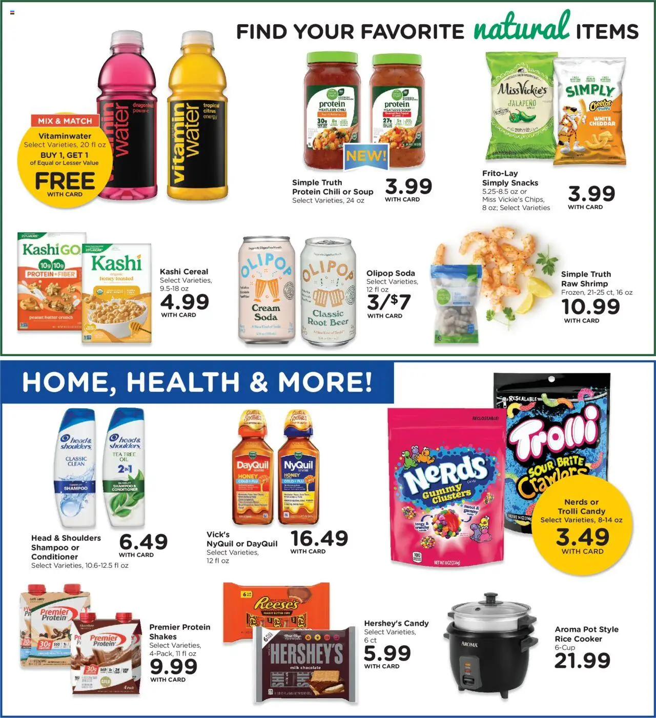 QFC Weekly Ad - valid from 17.09.2025 | Page: 7 | Products: Milk, Rice, Tea, Water