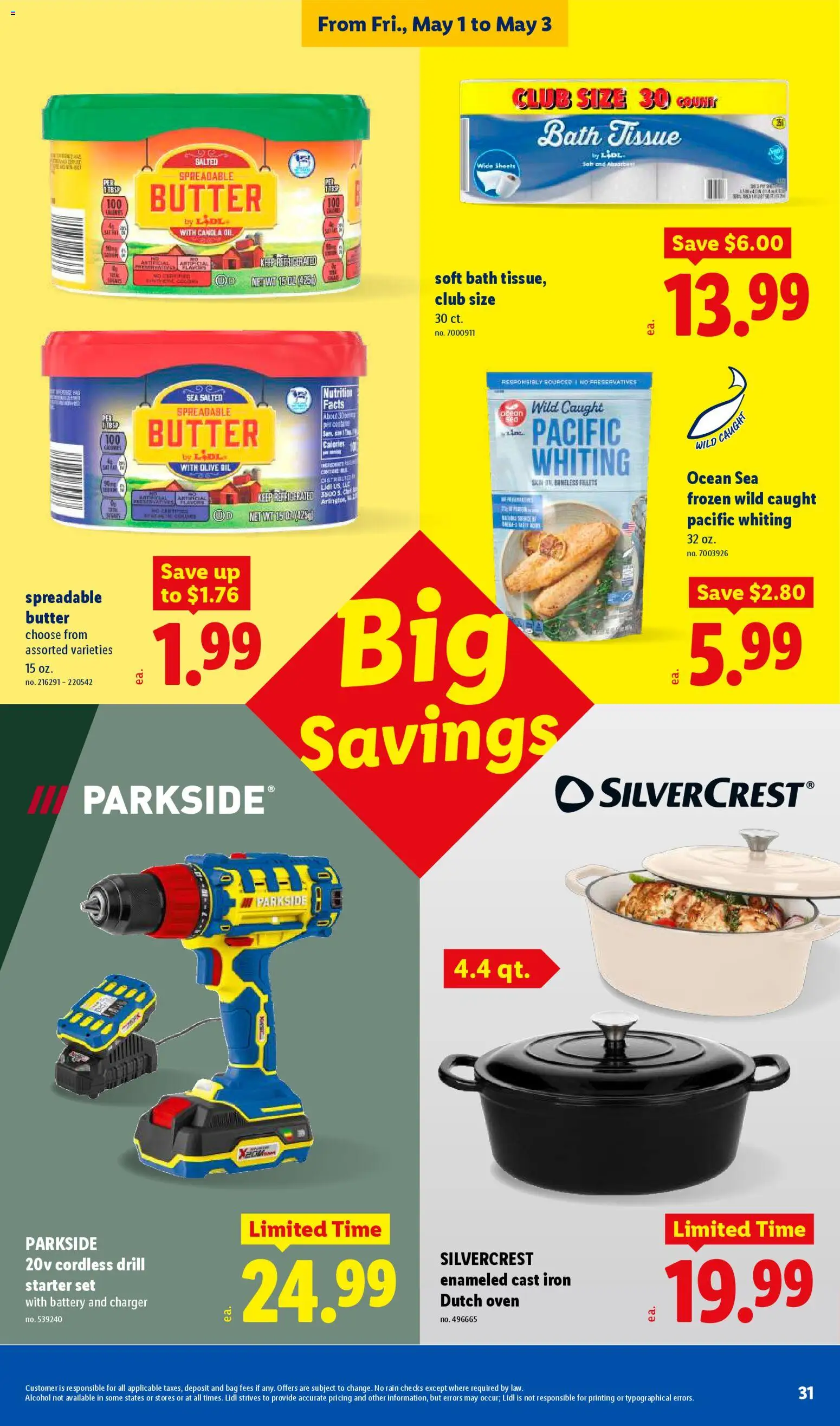 Lidl Weekly Ad - valid from 29.04.2026 | Page: 31 | Products: Battery, Starter, Bag, Oven