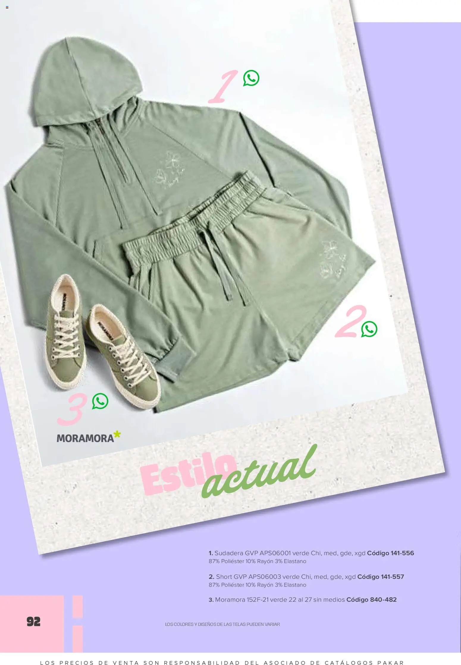 Nuevas ofertas de SC Pakar válidas en toda la República Mexicana desde el 30.01.2026. ¡Encuentra las mejores ofertas en SC Pakar catálogo Ropa! | Página: 92 | Productos: Sudadera, Short