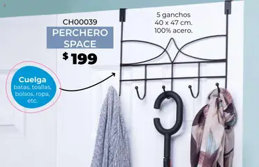 Nuevas ofertas de Colchas Concord válidas en toda la República Mexicana desde el 18.07.2025. ¡Encuentra las mejores ofertas en Colchas Concord - Catálogo Home! | Página: 243 | Productos: Perchero