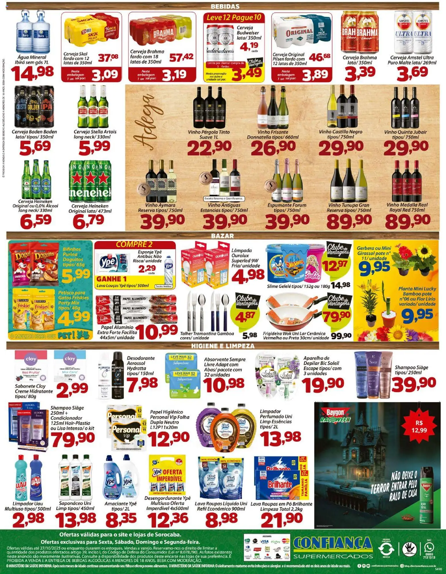 Confiança Folheto - válido de 24.10.2025 | Página: 4 | Produtos: Pó, Slime, Cerveja, Cerveja Heineken