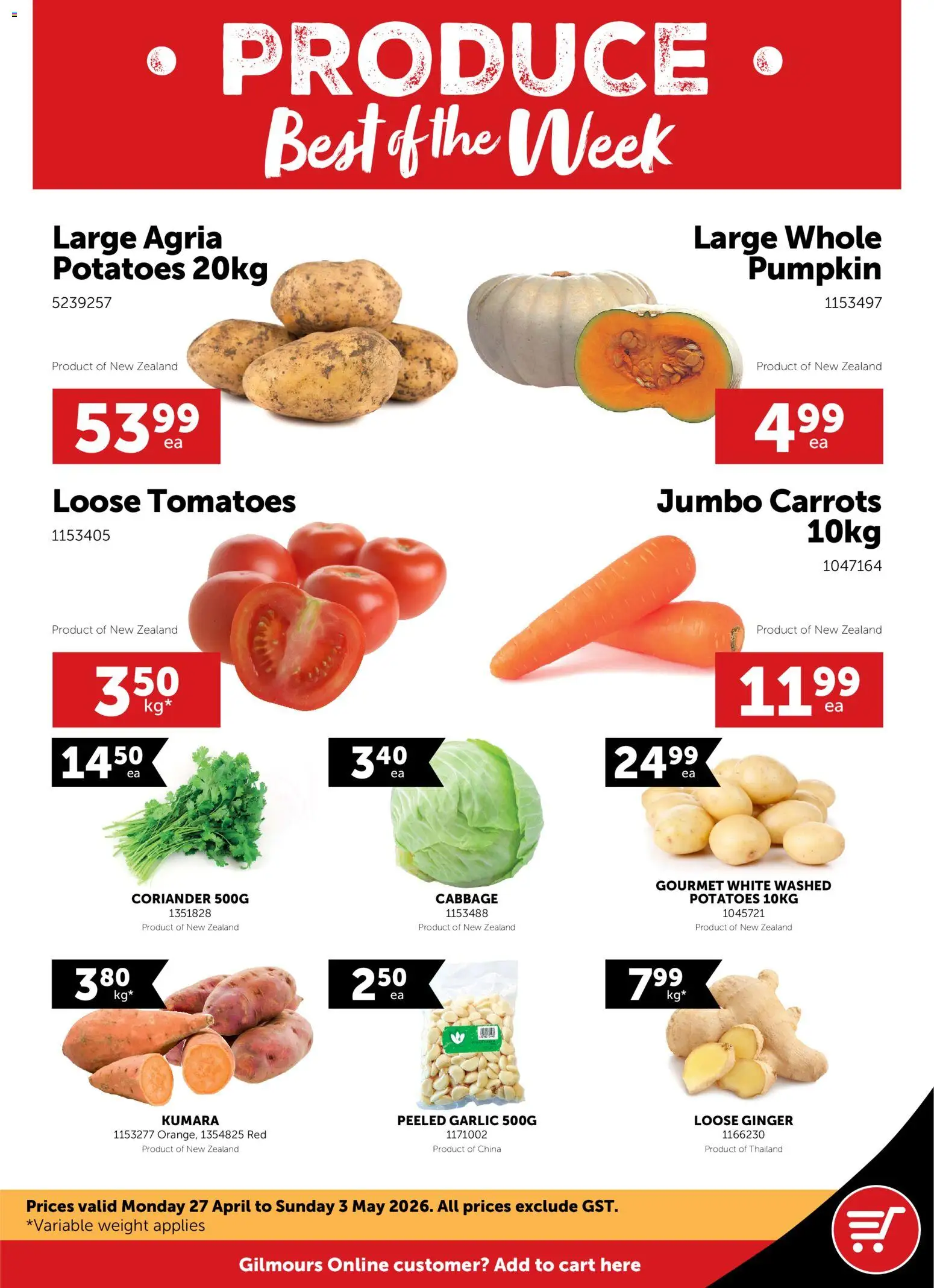 Gilmours catalogue from 27.04.2026 | Page: 1