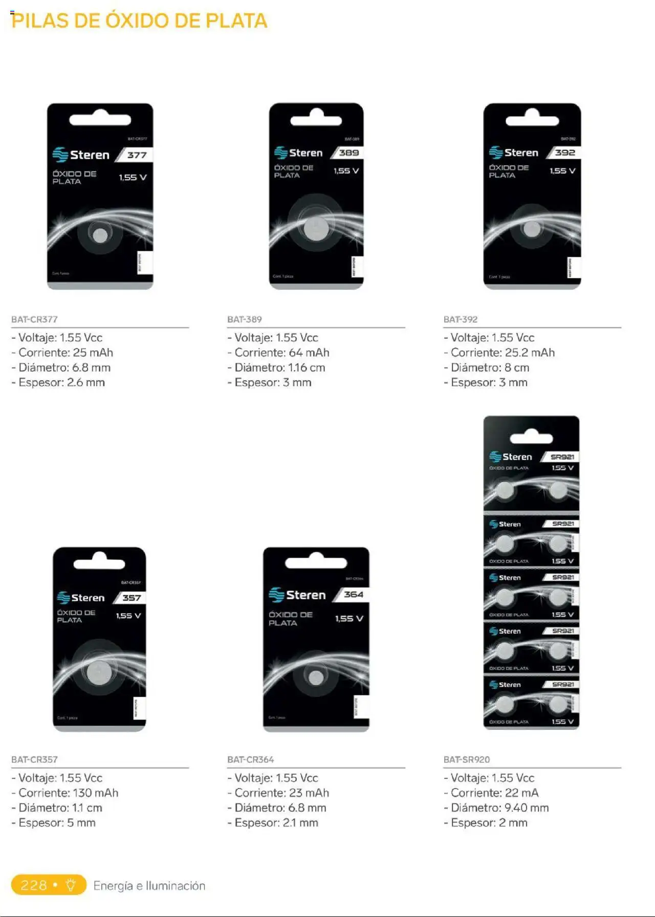 Nuevas ofertas de Steren válidas en toda la República Mexicana desde el 01.01.2025. ¡Encuentra las mejores ofertas en Steren catálogo! | Página: 246 | Productos: Pilas