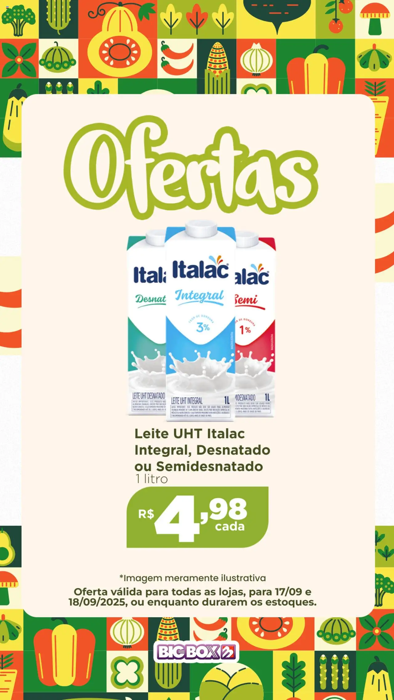 Big Box Folheto - válido de 17.09.2025 | Página: 14 | Produtos: Leite