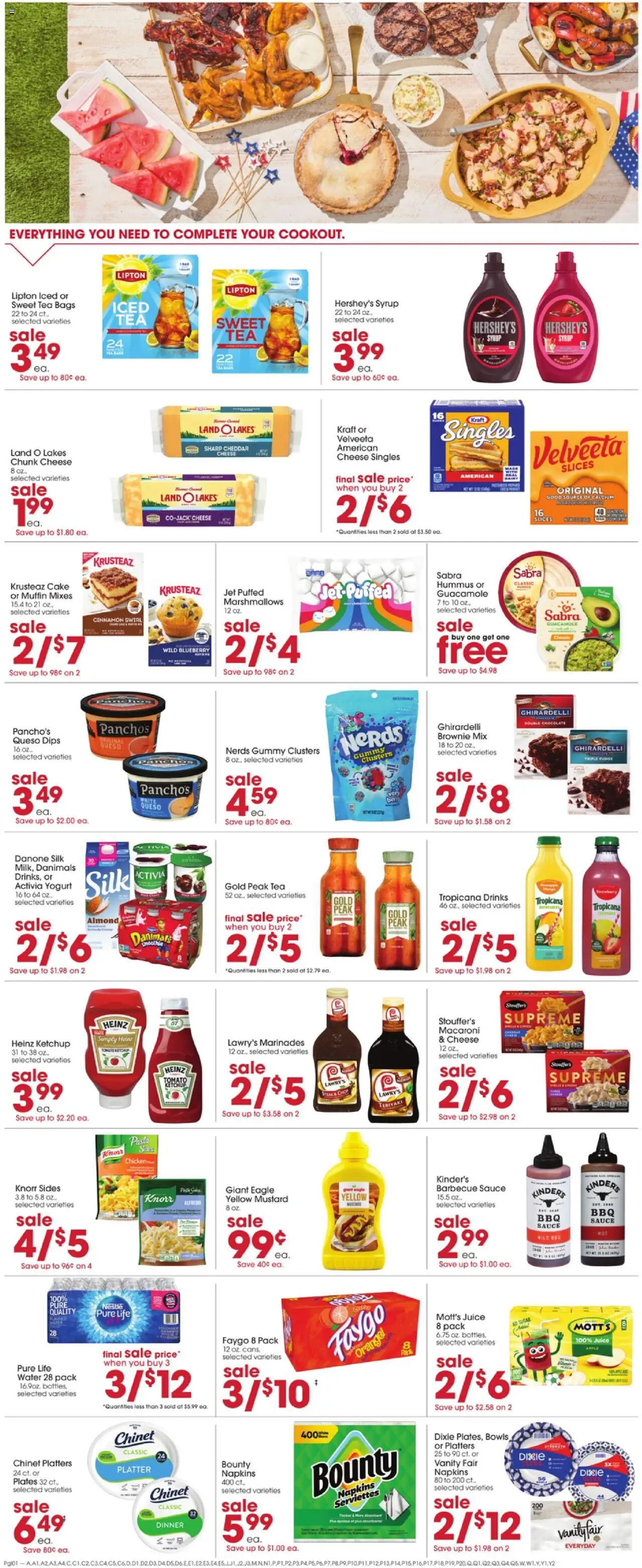 Giant Eagle Weekly Ad - valid from 28.08.2025 | Page: 5 | Products: Cheese, Chocolate, Sugar, Muffin