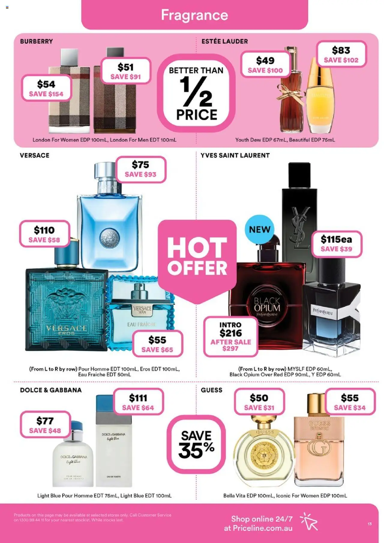 Priceline Pharmacy catalogue - valid from 02.07.2025 | Page: 13 | Products: Fragrance, Light