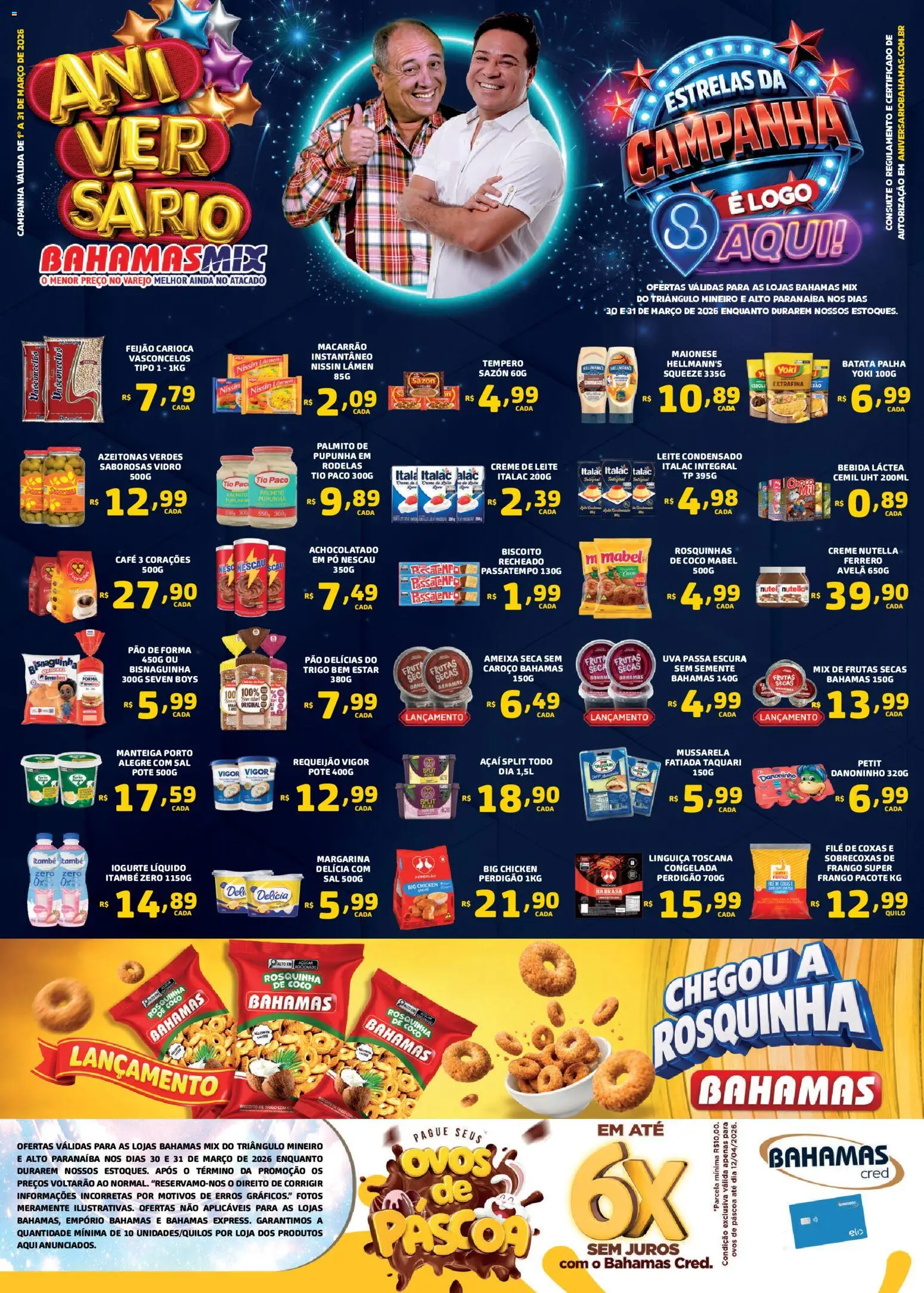 Bahamas Mix Folheto - válido de 01.03.2026 | Página: 1 | Produtos: Biscoito, Café, Macarrão, Sal