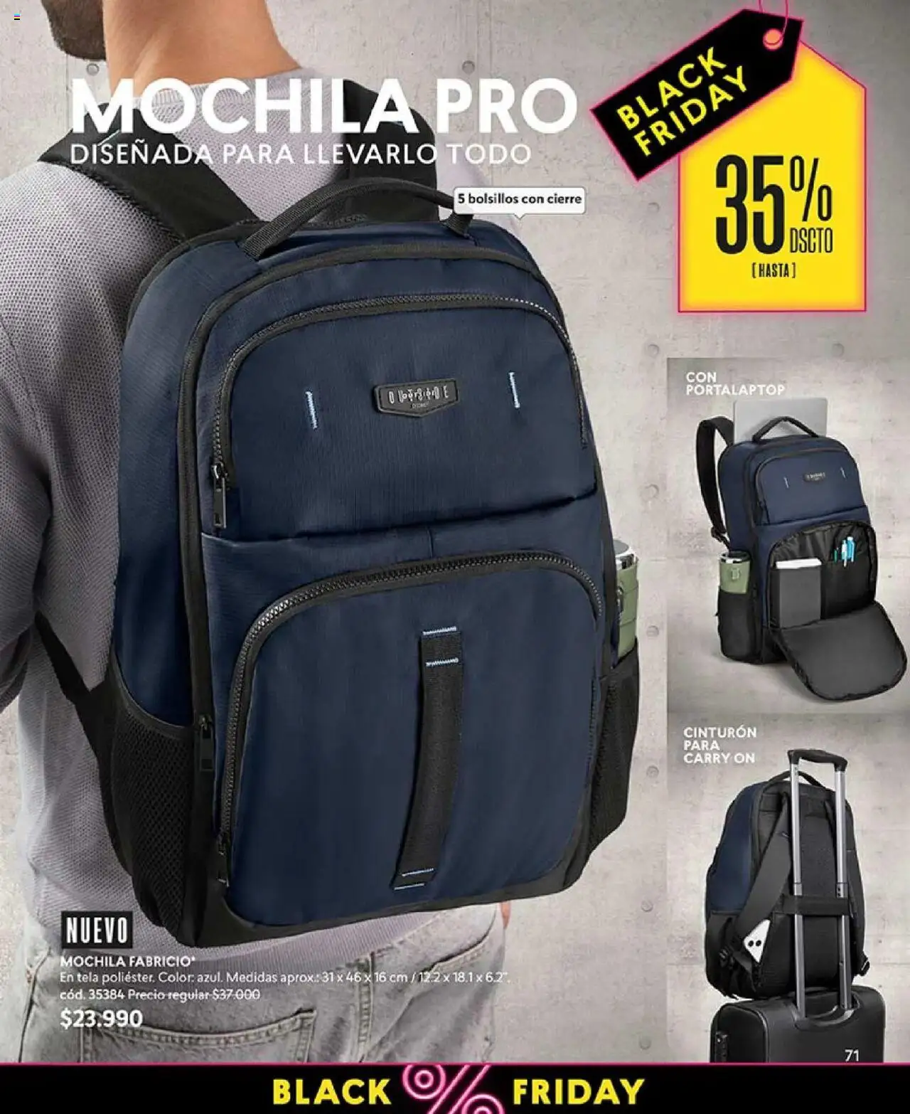 Catálogo CyZone Campaña 16 │ válido desde el 24.09.2025 | Página: 73 | Productos: Mochila, Cinturón