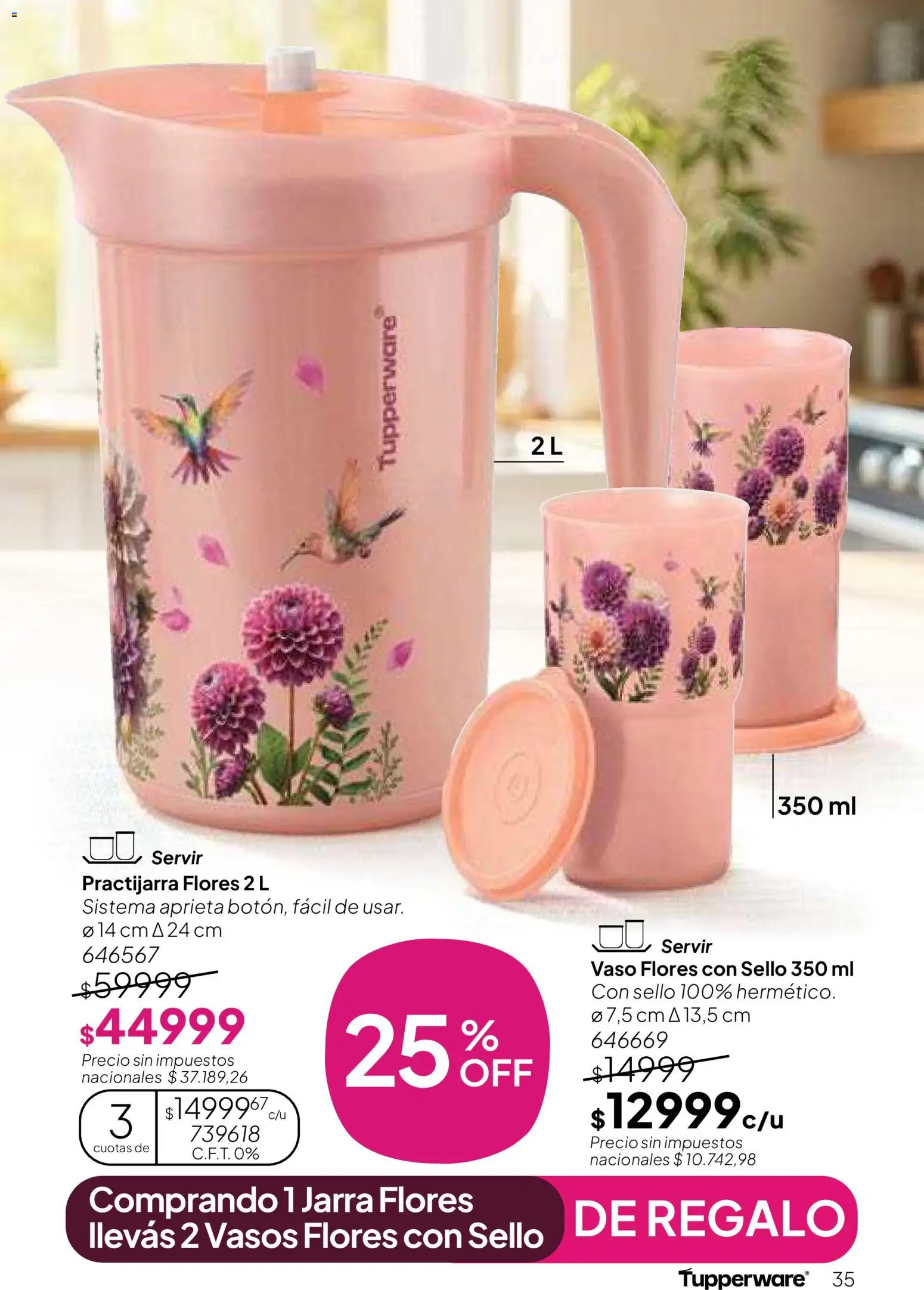 Tupperware Folleto │ válido desde el 09.03.2026 | Página: 36 | Productos: Jarra, Vasos