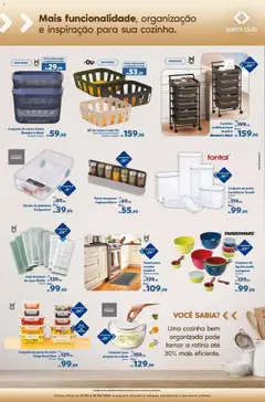 Sam's Club ofertas Casa Organizada - Pré-Visualização do folheto da loja Sam's Club, válido de 31.03.2026 | Página: 5 | Produtos: Multifuncional, Tapete, Salada, Potes