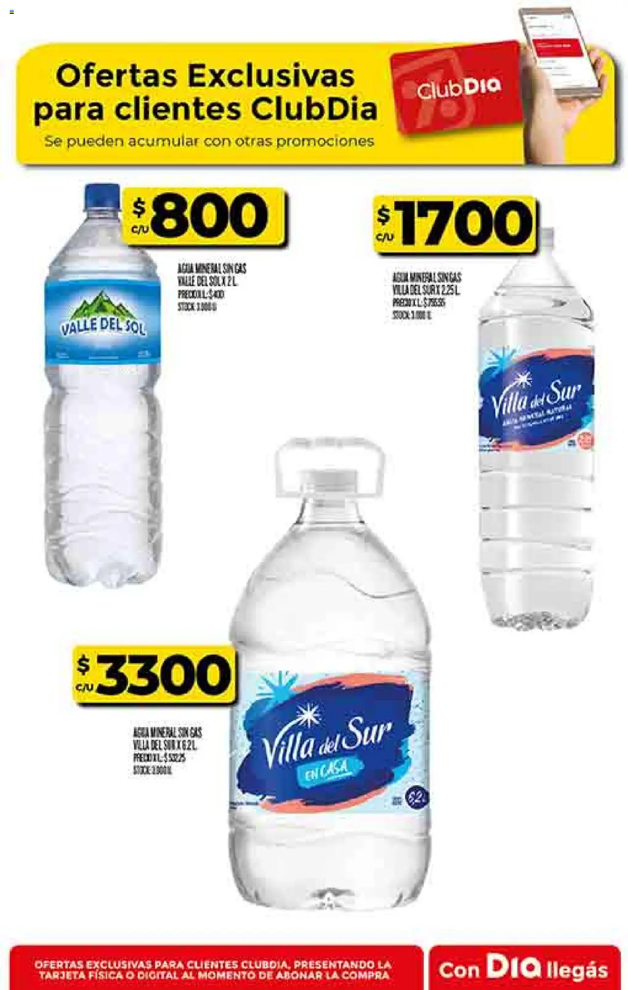 Supermercado DIA Ofertas - Salta y Jujuy │ válido desde el 08.10.2025 | Página: 47 | Productos: Agua