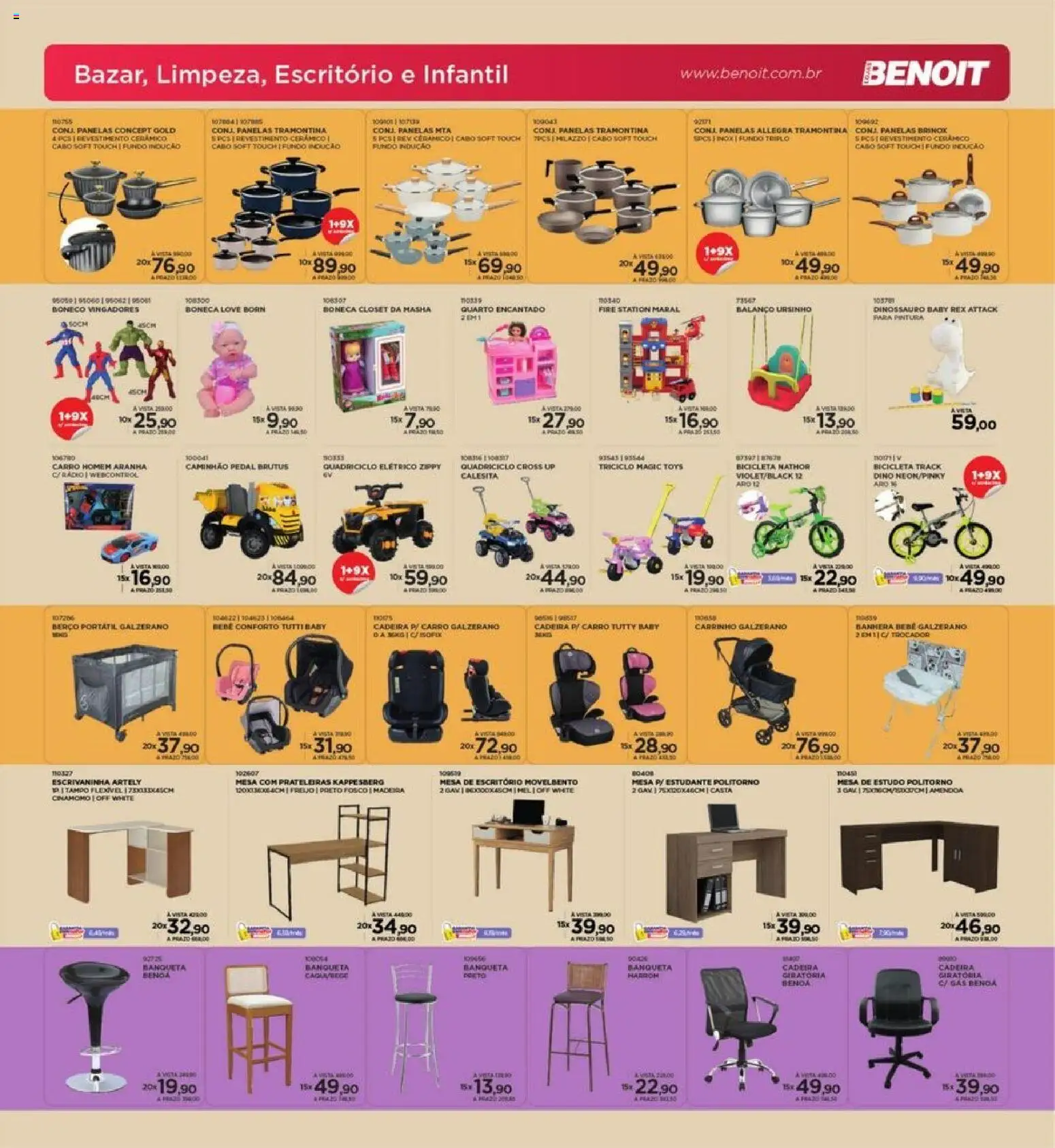 Benoit Folheto - válido de 01.12.2025 | Página: 3 | Produtos: Cadeira, Carrinho, Banqueta, Cabo