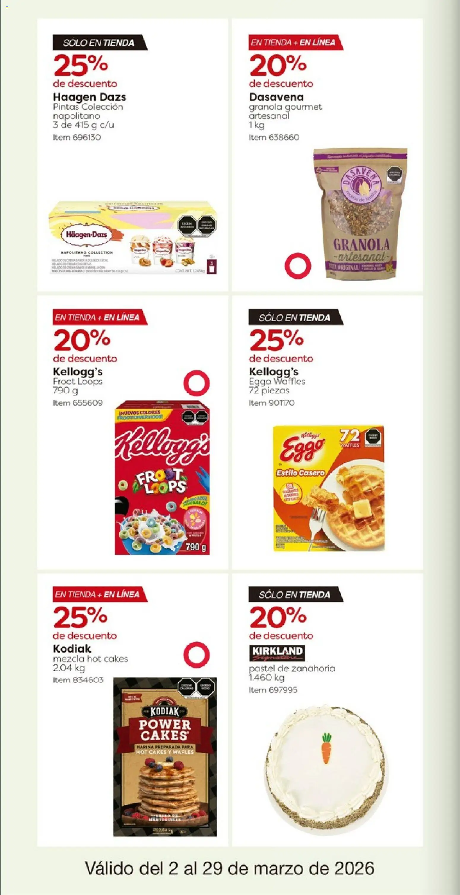 Nuevas ofertas de Costco válidas en toda la República Mexicana desde el 02.03.2026. ¡Encuentra las mejores ofertas en Costco catálogo! | Página: 24 | Productos: Harina, Pastel, Zanahoria
