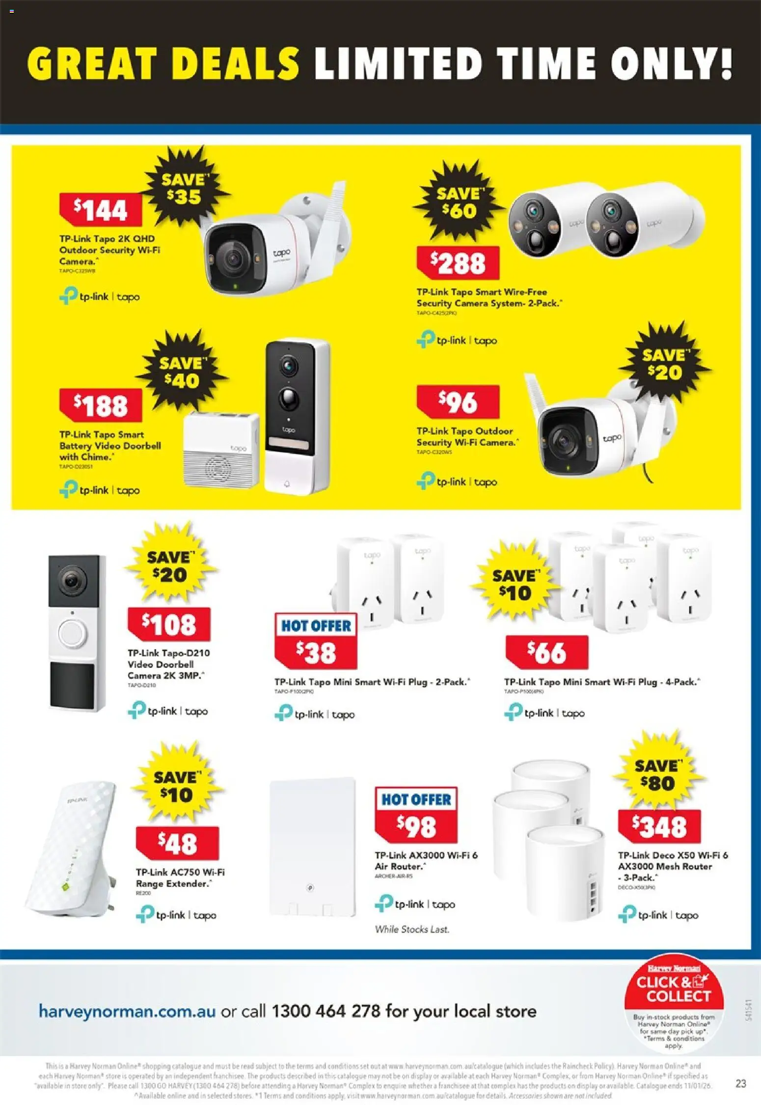 Harvey Norman catalogue - valid from 03.01.2026 | Page: 23 | Products: Battery, Doorbell, Camera
