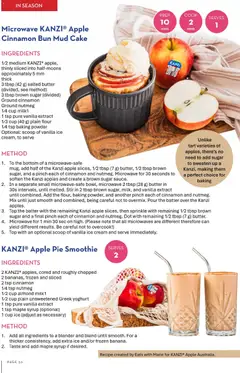 Preview of Foodworks Magazine - valid from 04.03.2026 | Page: 50 | Products: Flour, Apples, Nutmeg, Cream