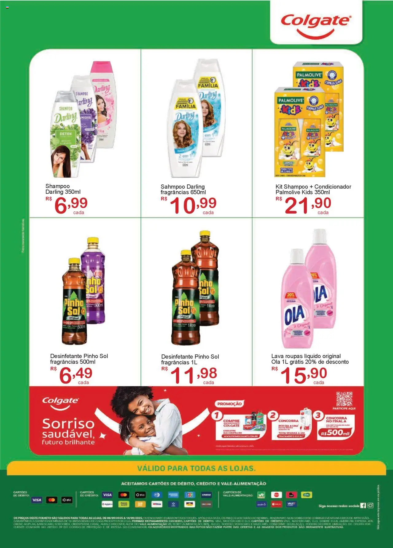 GIGA Atacado Folheto - válido de 08.09.2025 | Página: 2 | Produtos: Shampoo, Base, Roupas, Desinfetante