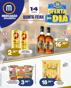 Mercadão Atacadista - Ofertas do Dia - Pré-Visualização do folheto da loja Mercadão Atacadista, válido de 14.08.2025