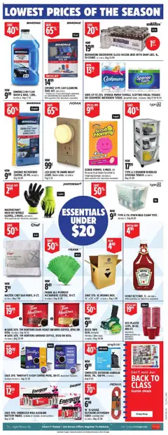Canadian Tire flyer valid from 14.08.2025 | Page: 15 | Products: Ketchup, Sponge, Coffee, Ham