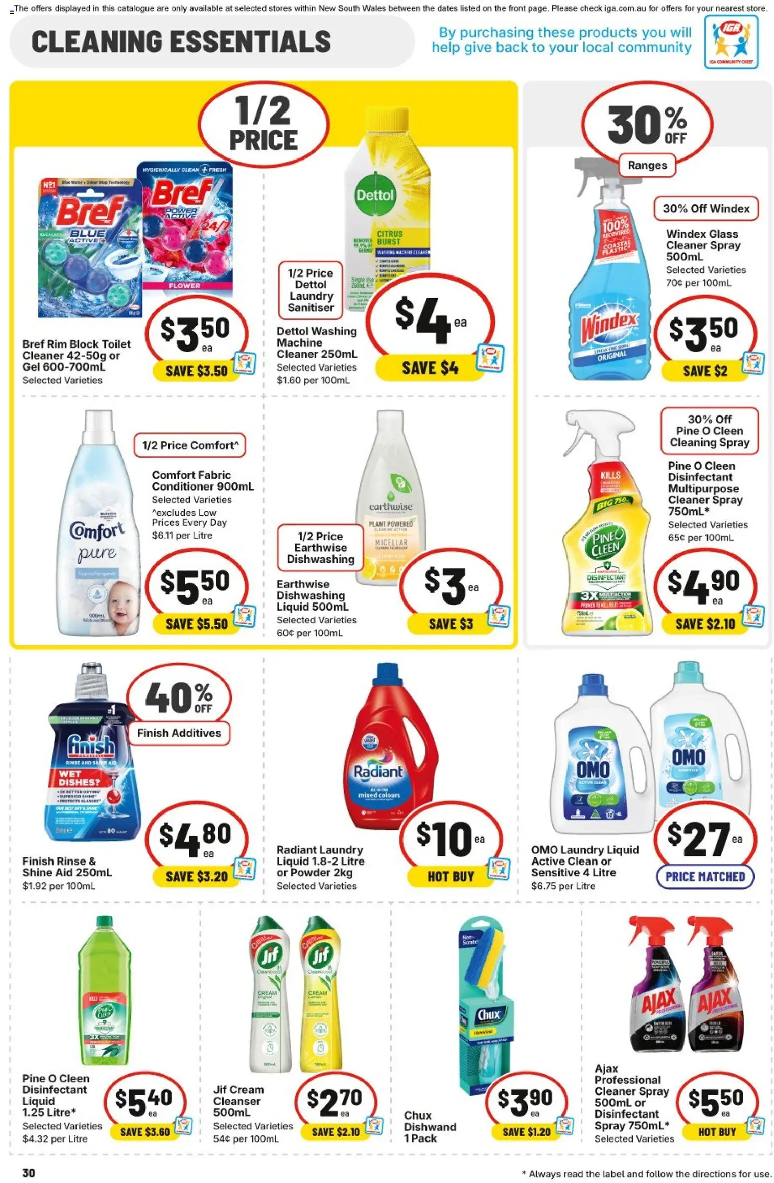 IGA catalogue - valid from 21.01.2026 | Page: 26 | Products: Toilet, Cleaner, Laundry, Multipurpose