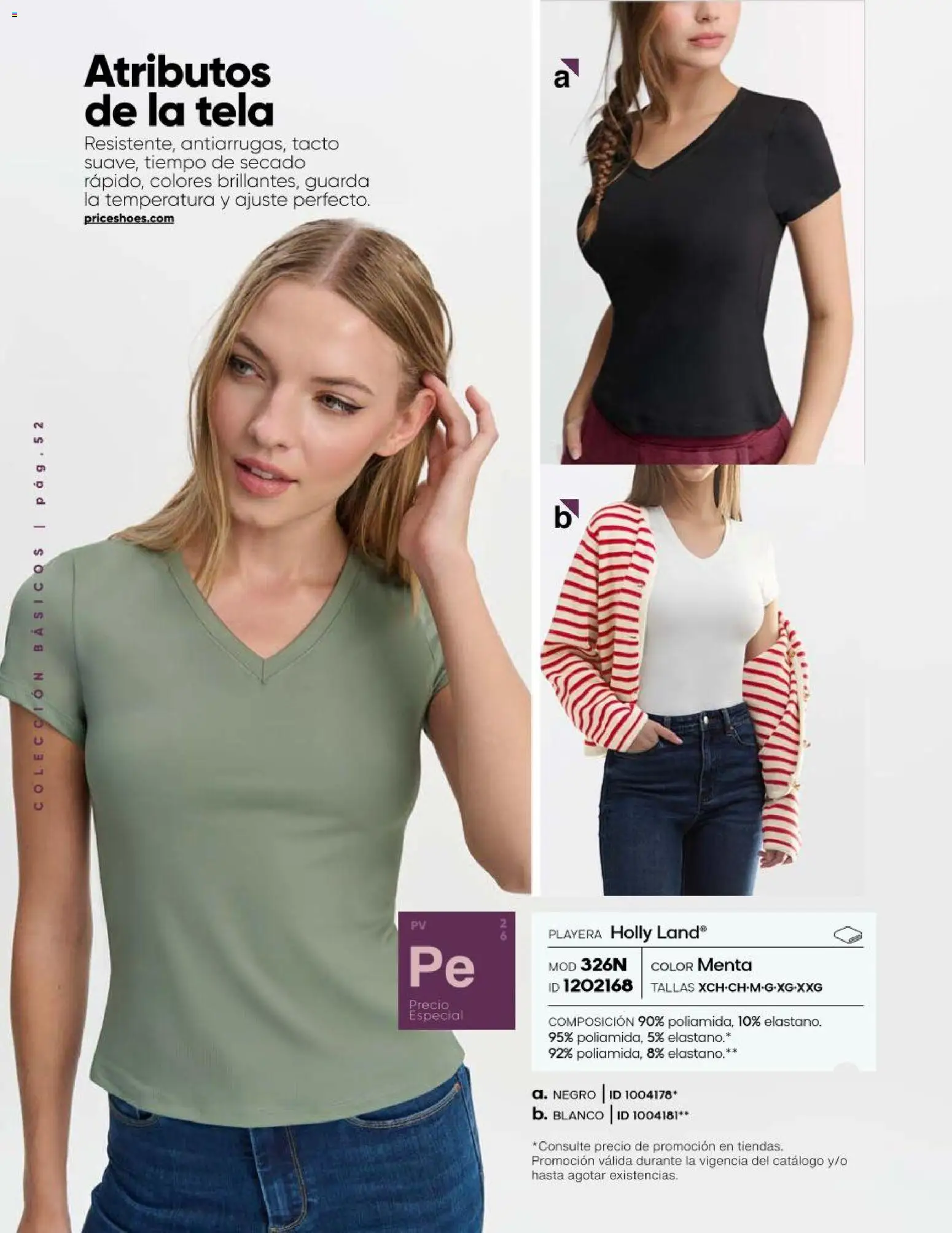 Nuevas ofertas de Price Shoes válidas en toda la República Mexicana desde el 05.02.2026. ¡Encuentra las mejores ofertas en Price Shoes catálogo Collection básicos! | Página: 52