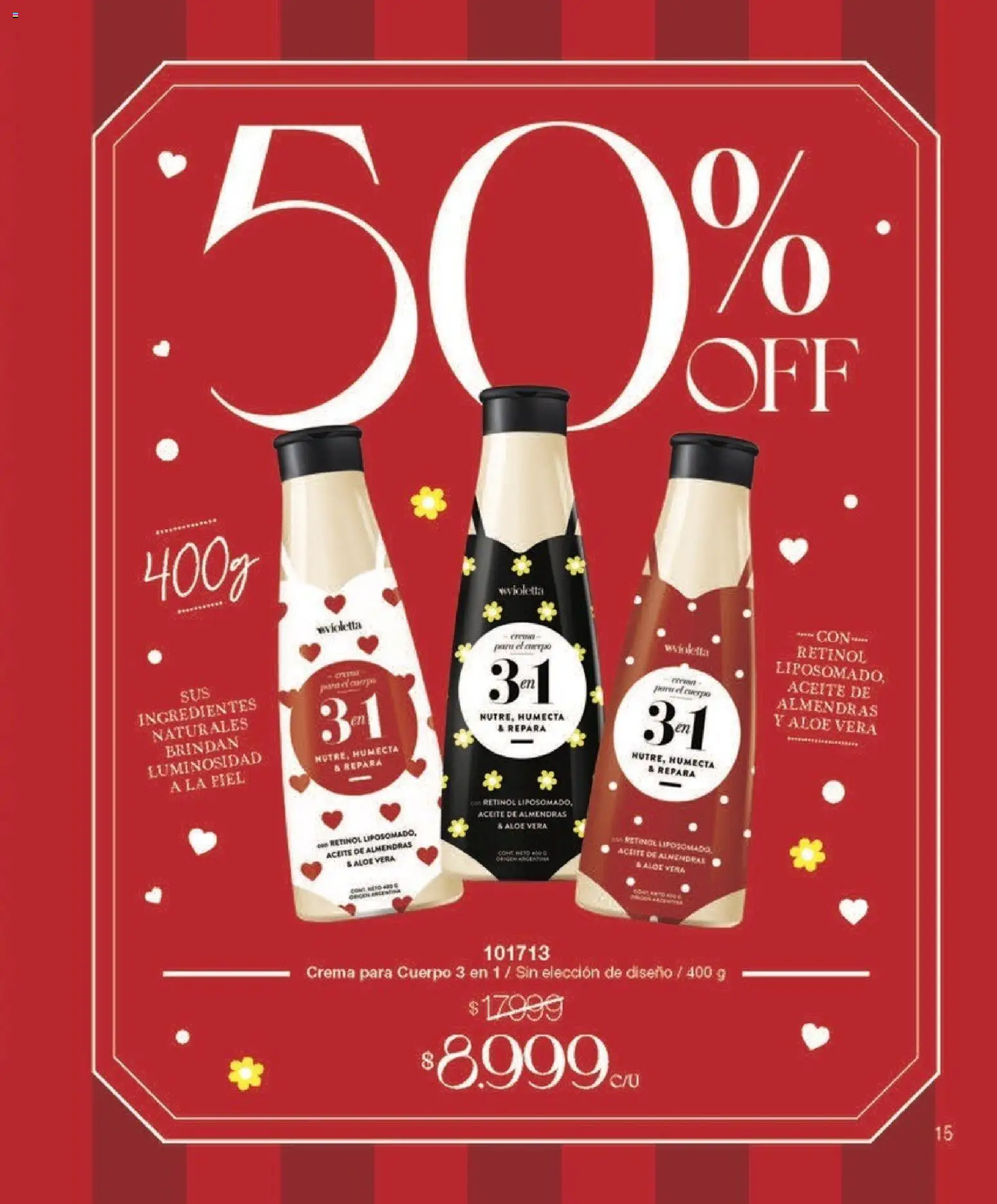 Violetta - Violetta Cosméticos │ válido desde el 05.02.2026 | Página: 15 | Productos: Almendras, Aceite, Crema