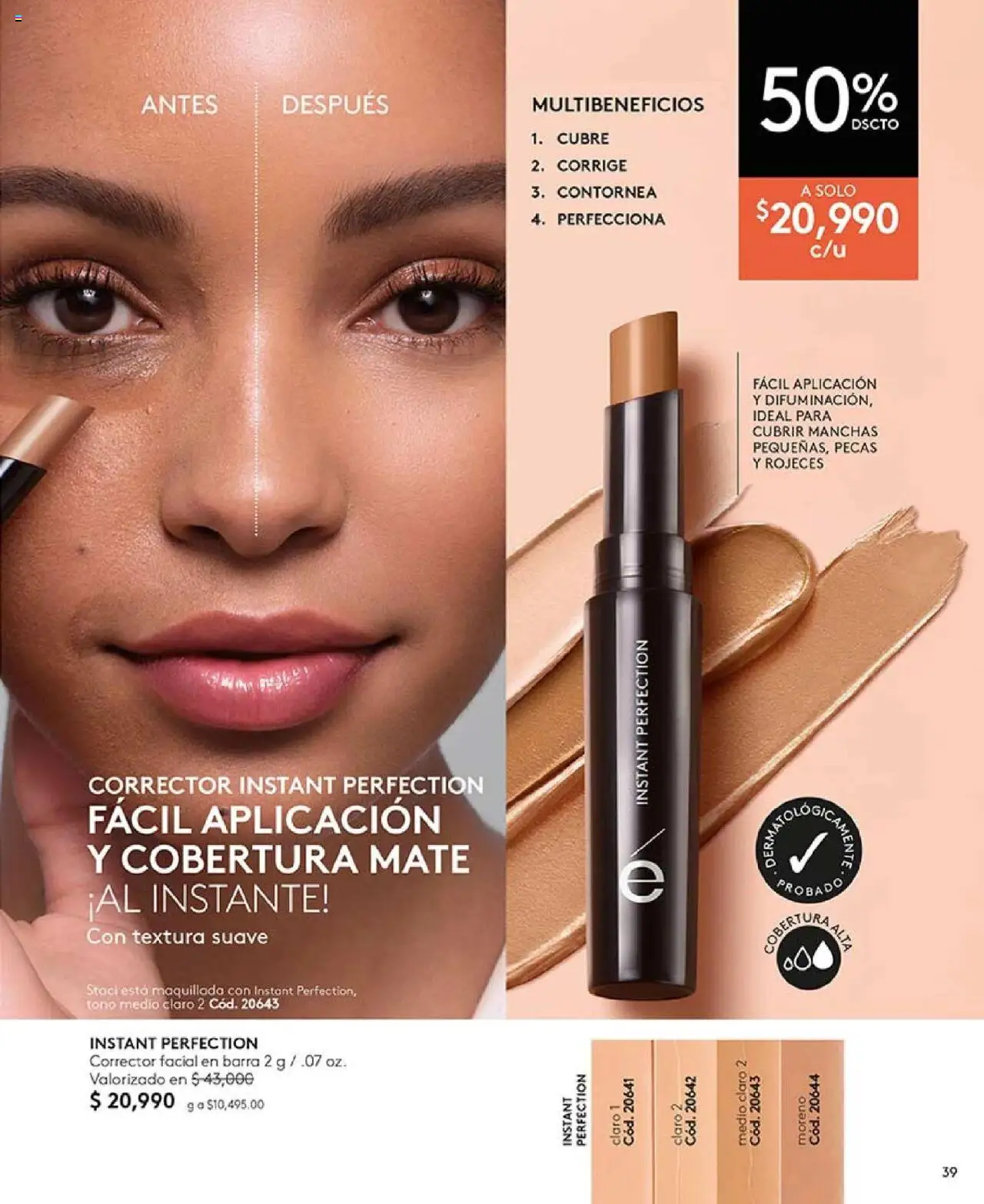 Ésika revista - valida desde el 16.06.2025 | Página: 39 | Productos: Corrector
